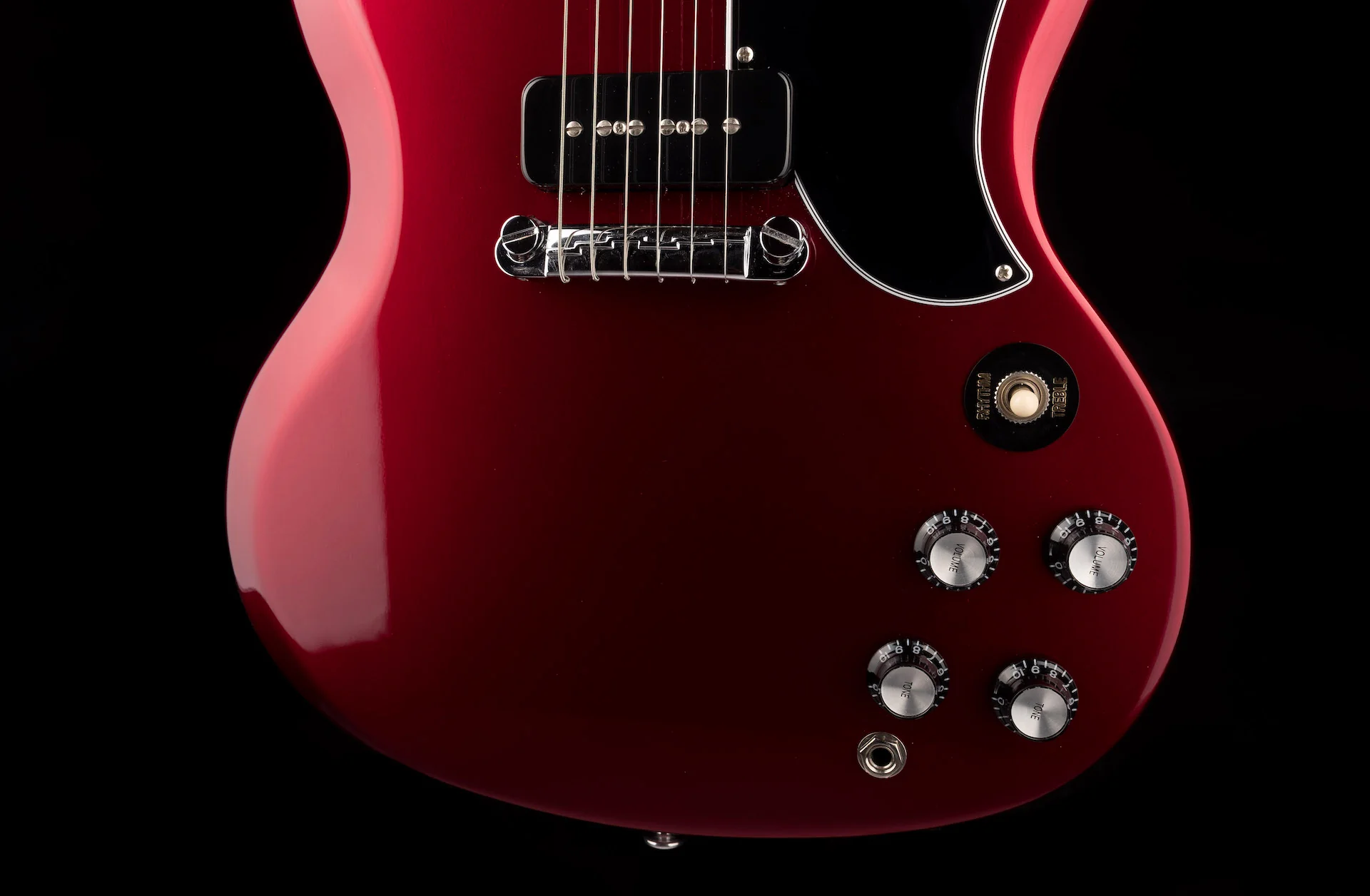 Pre Owned 2019 Gibson SG Special P90 Sparkling Burgundy With OHSC - Image 5