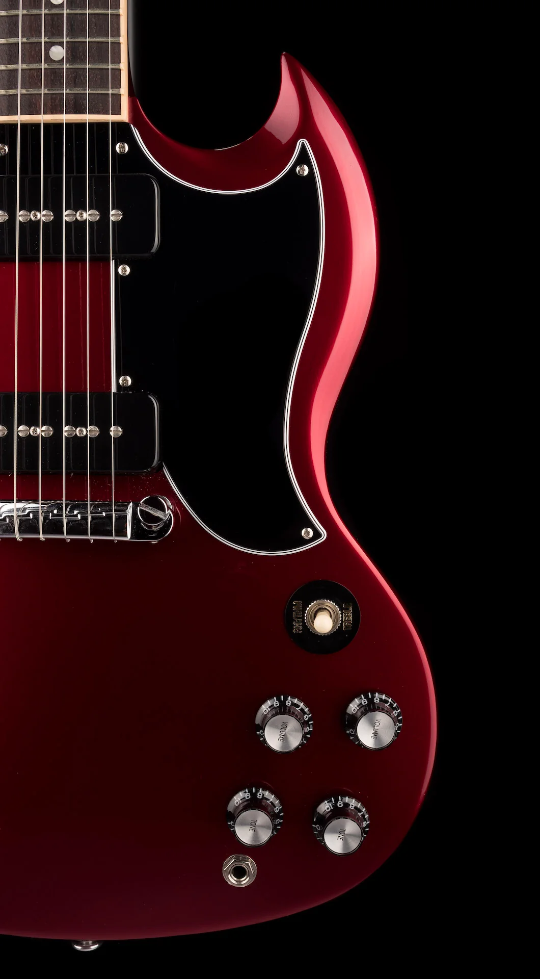 Pre Owned 2019 Gibson SG Special P90 Sparkling Burgundy With OHSC - Image 9