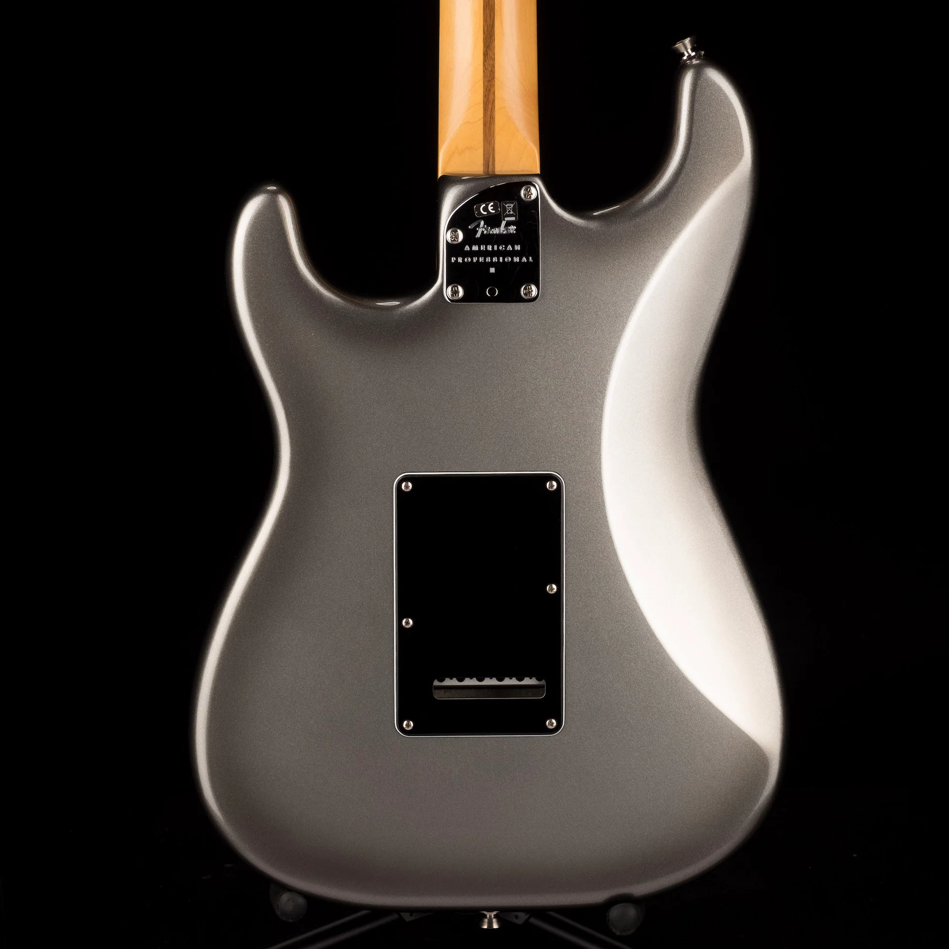 Pre Owned 2020 Fender American Professional II Strat HSS Mercury With OHSC - Image 11