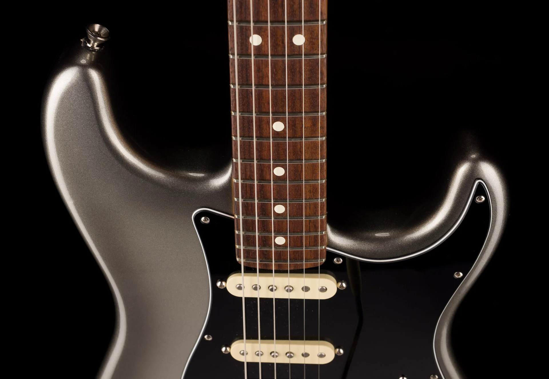 Pre Owned 2020 Fender American Professional II Strat HSS Mercury With OHSC - Image 3