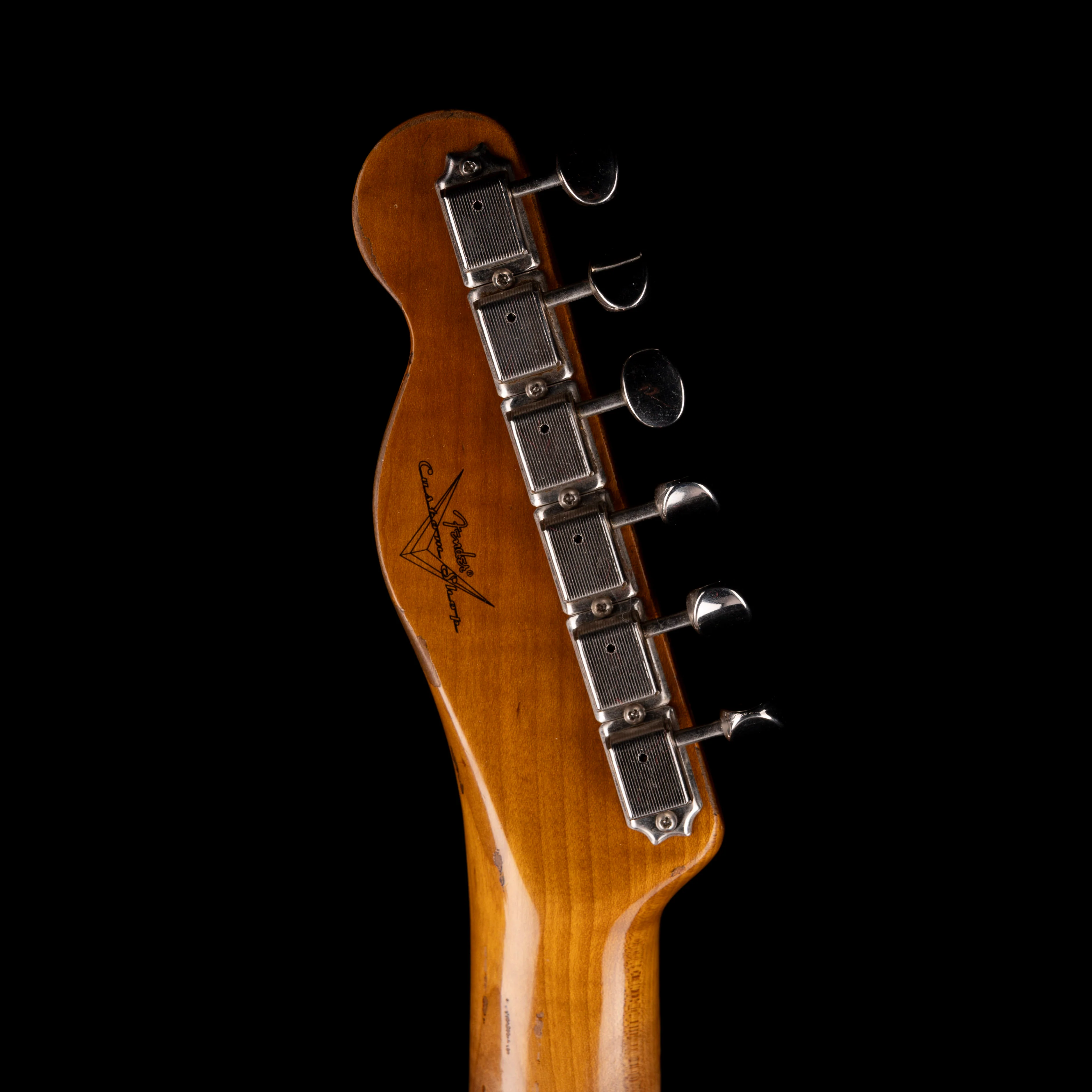 Pre Owned 2020 Fender Custom Shop Heavy Relic 1963 Telecaster Butterscotch Blonde With OHSC - Image 13
