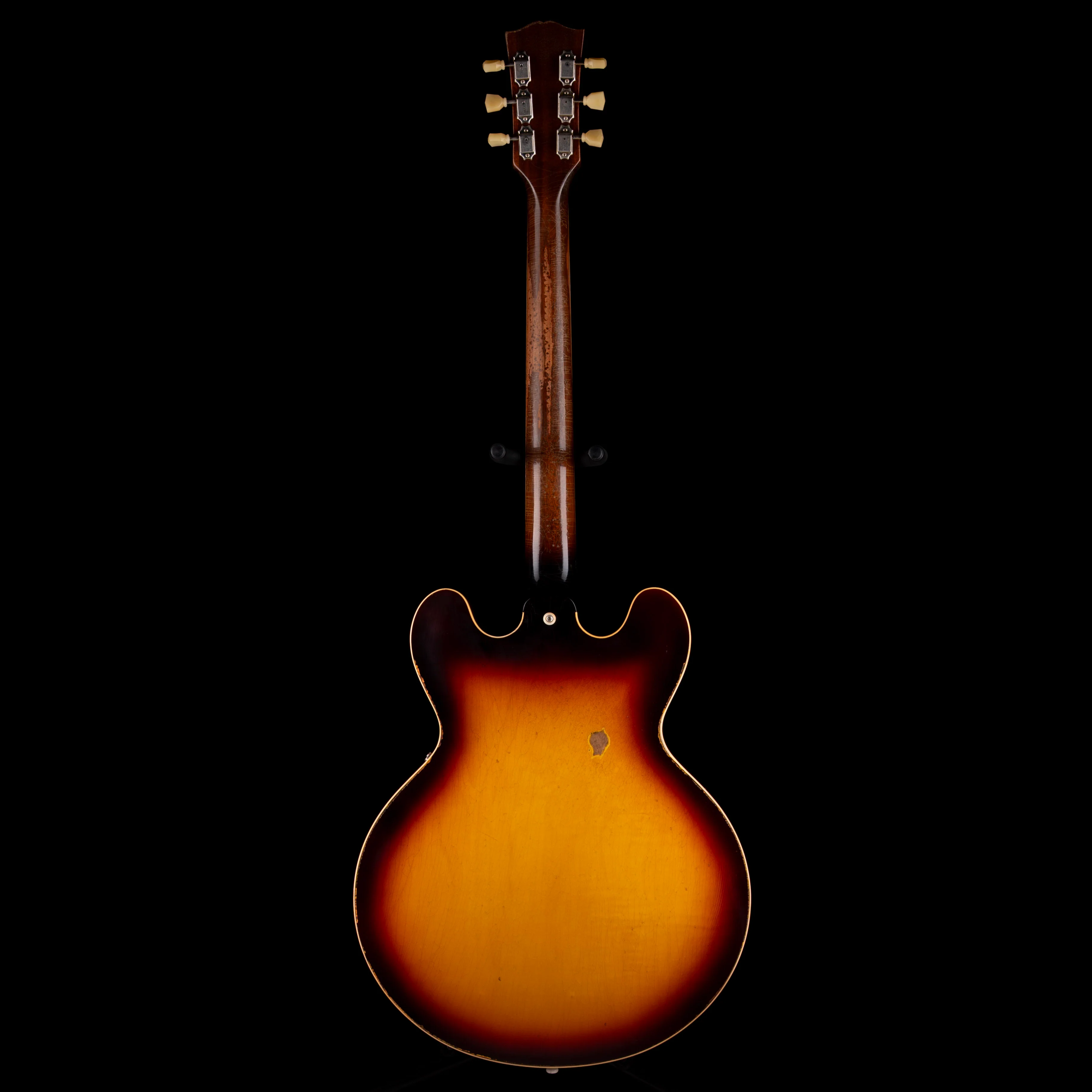 Pre Owned 2021 Gibson Custom Shop Made 2 Measure Tom Murphy 1959 ES-335 Wildwood Spec Heavy Aging Darkburst With OHSC - Image 10