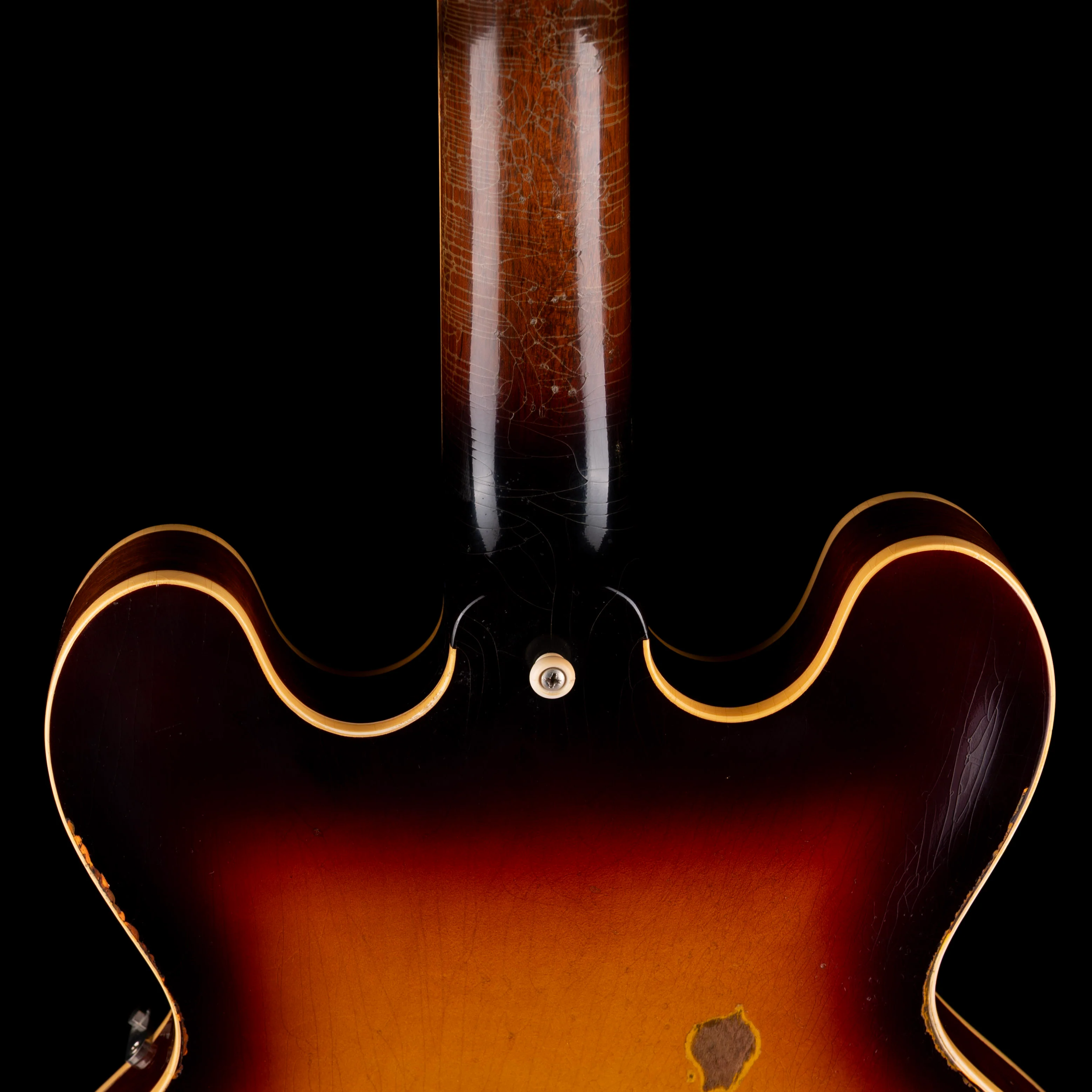Pre Owned 2021 Gibson Custom Shop Made 2 Measure Tom Murphy 1959 ES-335 Wildwood Spec Heavy Aging Darkburst With OHSC - Image 11
