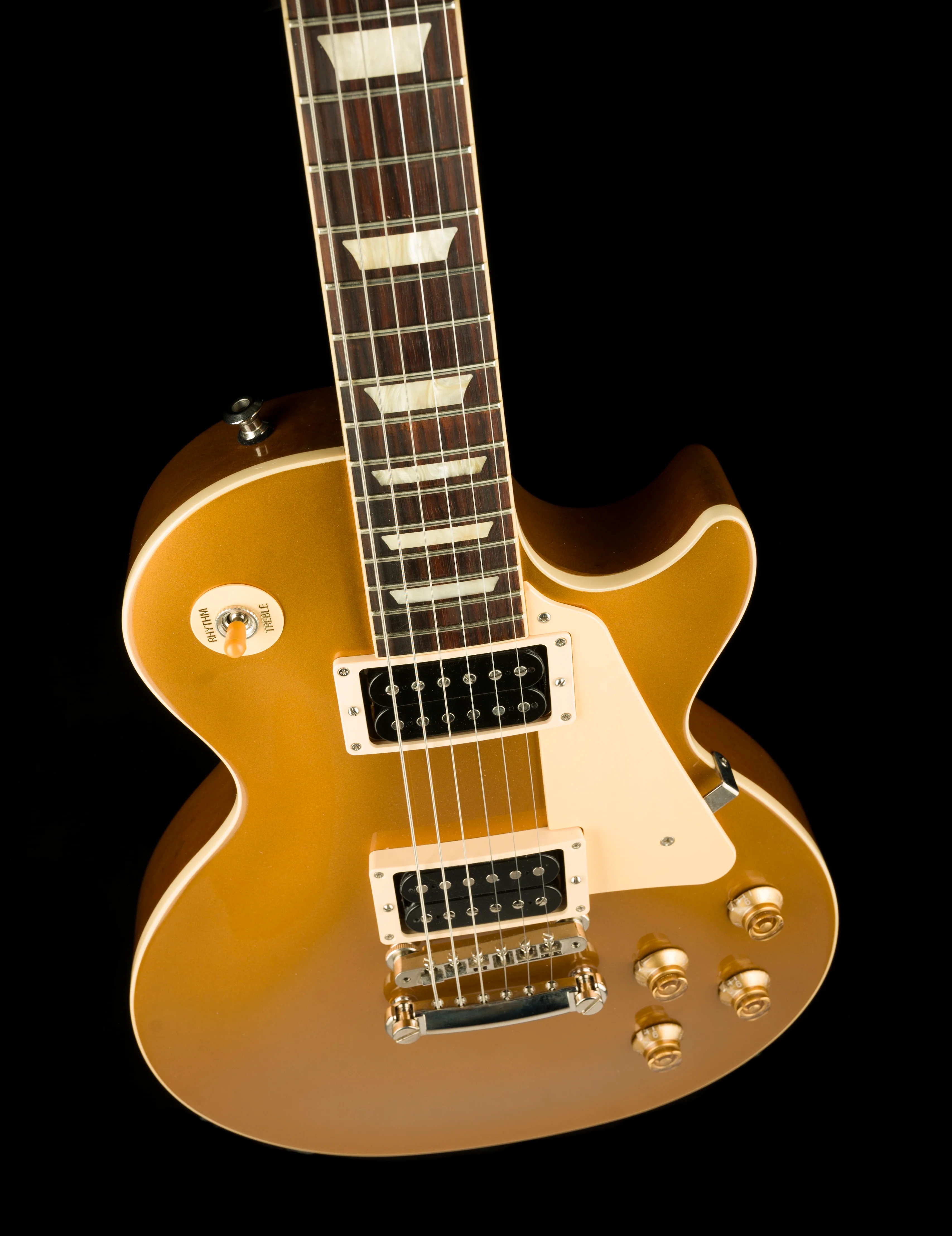 Pre Owned 2021 Gibson Les Paul Standard Gold Top With OHSC - Image 4