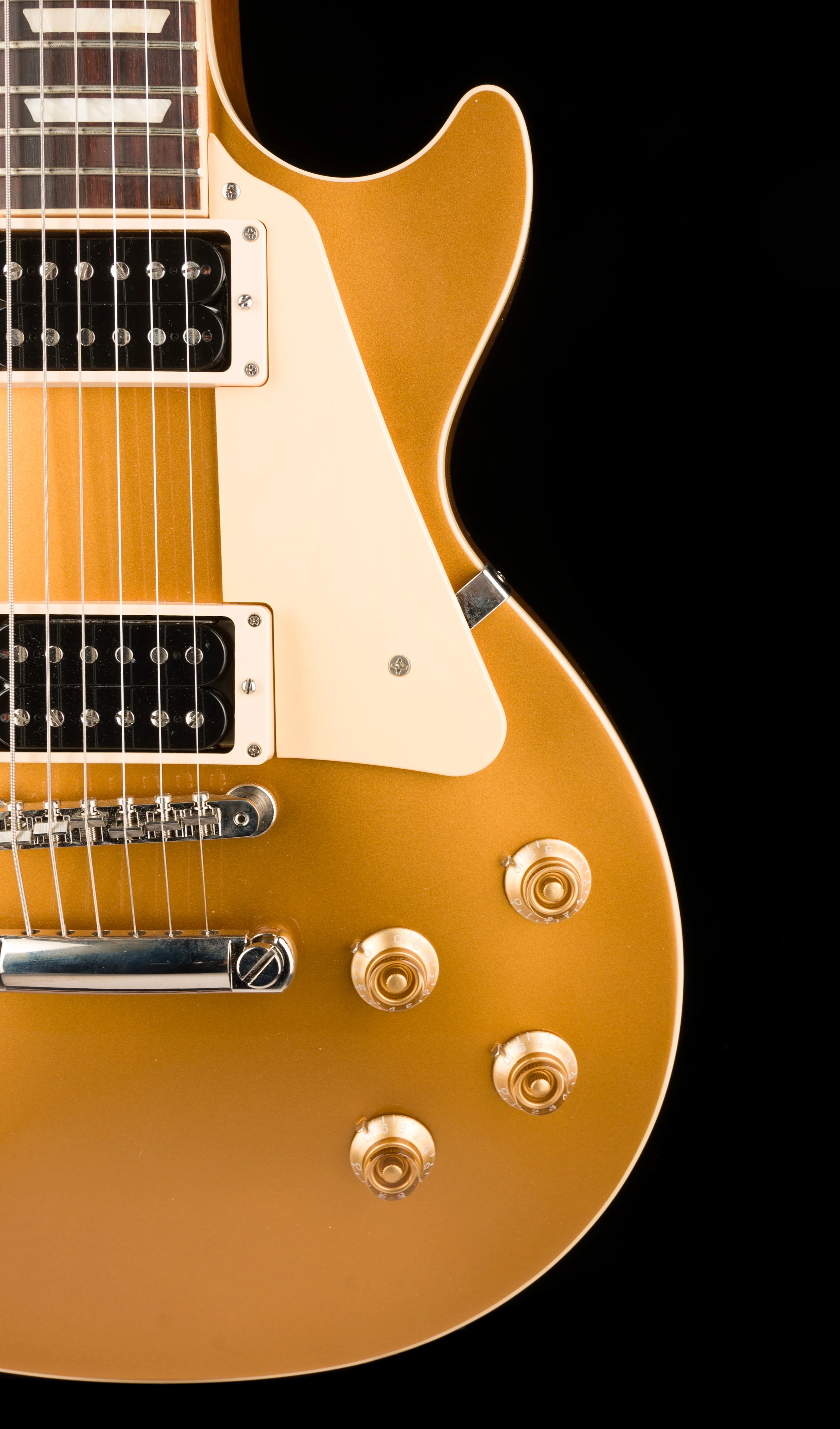 Pre Owned 2021 Gibson Les Paul Standard Gold Top With OHSC - Image 9