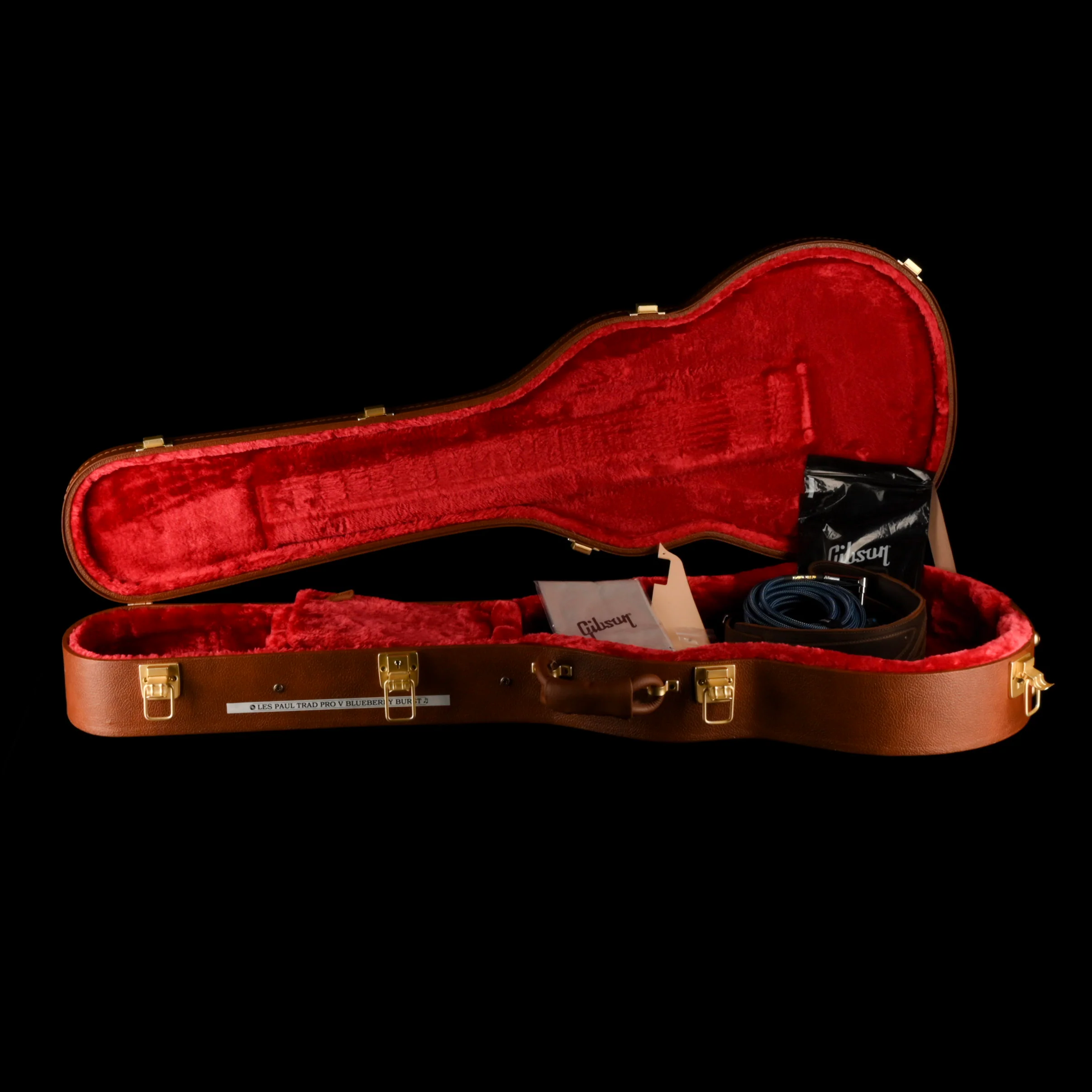 Pre Owned 2021 Gibson Les Paul Traditional Pro V Blueberry Burst With OHSC - Image 15