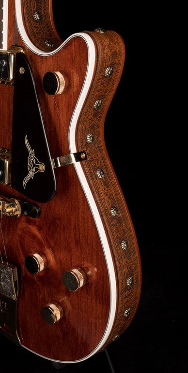 Pre-Owned 2022 Gretsch Custom Shop Masterbuilt Stephen Stern G6130CS '55 Round Up Knotty Pine Brazilian Rosewood with OHSC - Image 12