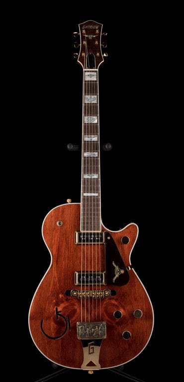 Pre-Owned 2022 Gretsch Custom Shop Masterbuilt Stephen Stern G6130CS '55 Round Up Knotty Pine Brazilian Rosewood with OHSC - Image 2