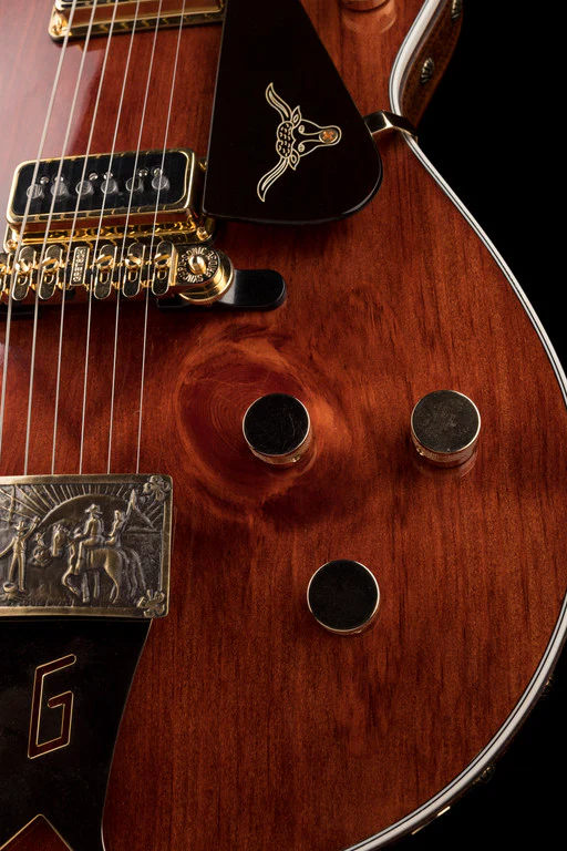Pre-Owned 2022 Gretsch Custom Shop Masterbuilt Stephen Stern G6130CS '55 Round Up Knotty Pine Brazilian Rosewood with OHSC - Image 8