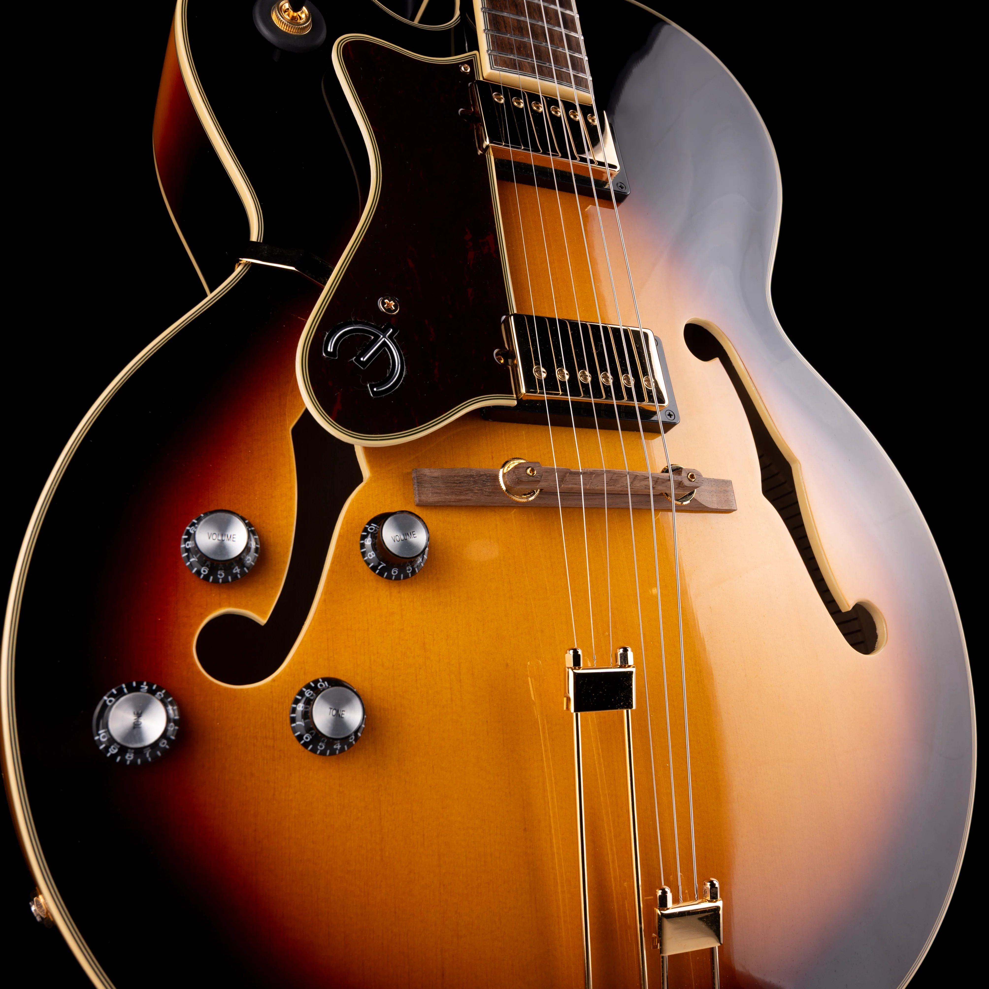 Pre-Owned 2023 Epiphone Broadway Left-Handed Sunburst With Case - Image 5