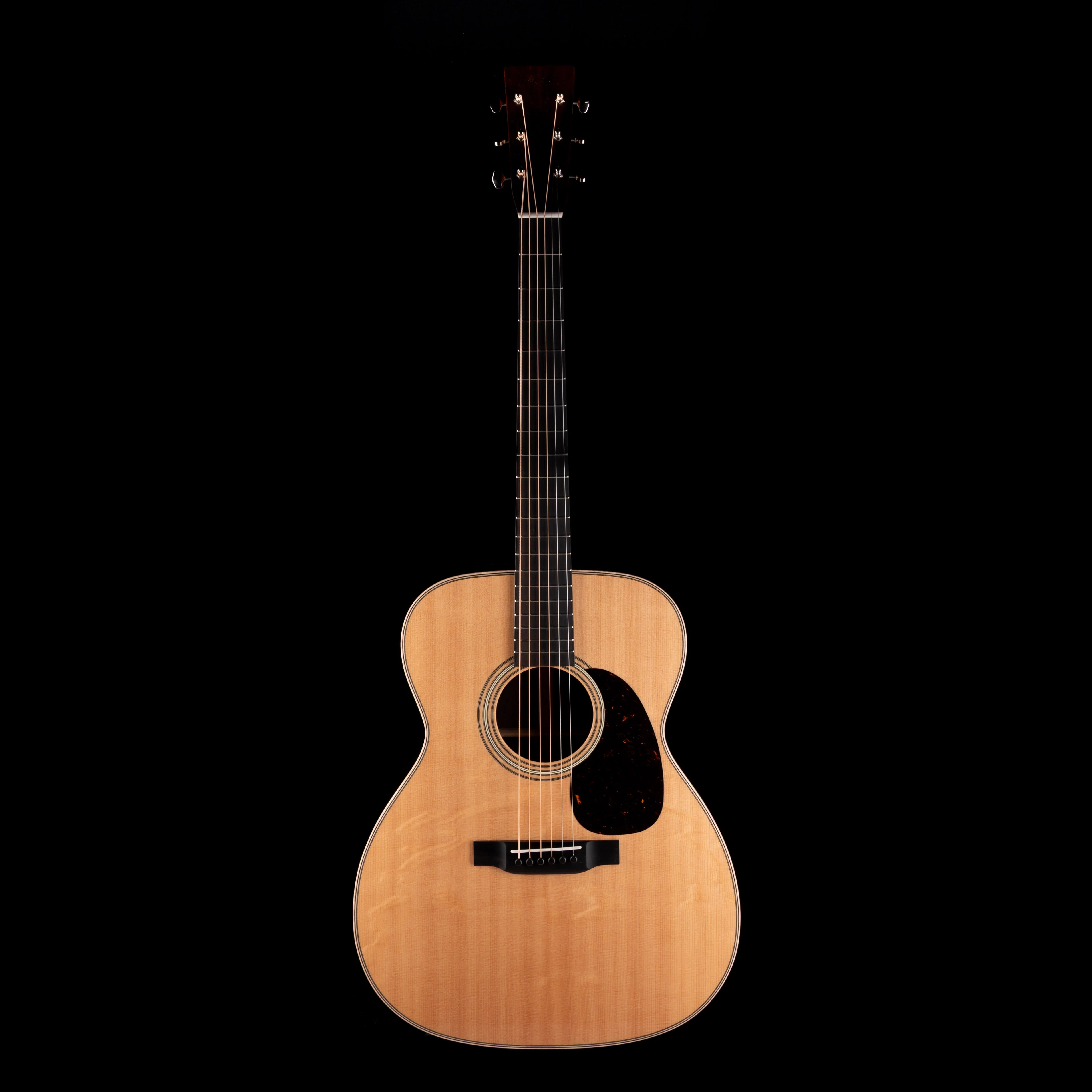 Pre Owned 2024 Martin Custom Shop 0000-28 Acoustic Guitar Natural with OHSC - Image 3