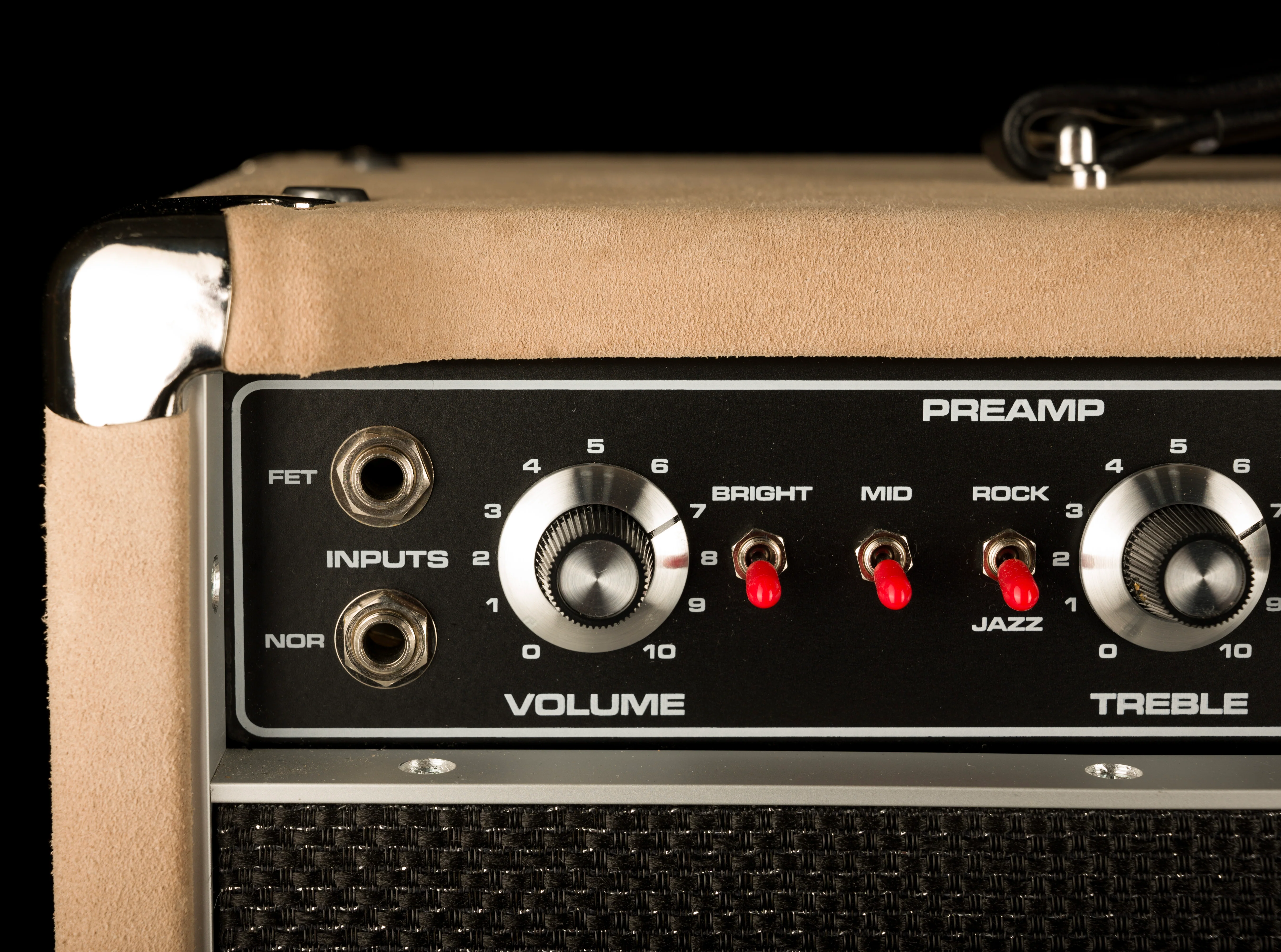 Pre Owned Amplified Nation The Bombshell Overdrive 100-Watt Head With 1x12" Ivory Suede Cabinet Guitar Amp - Ben Harper - Image 5