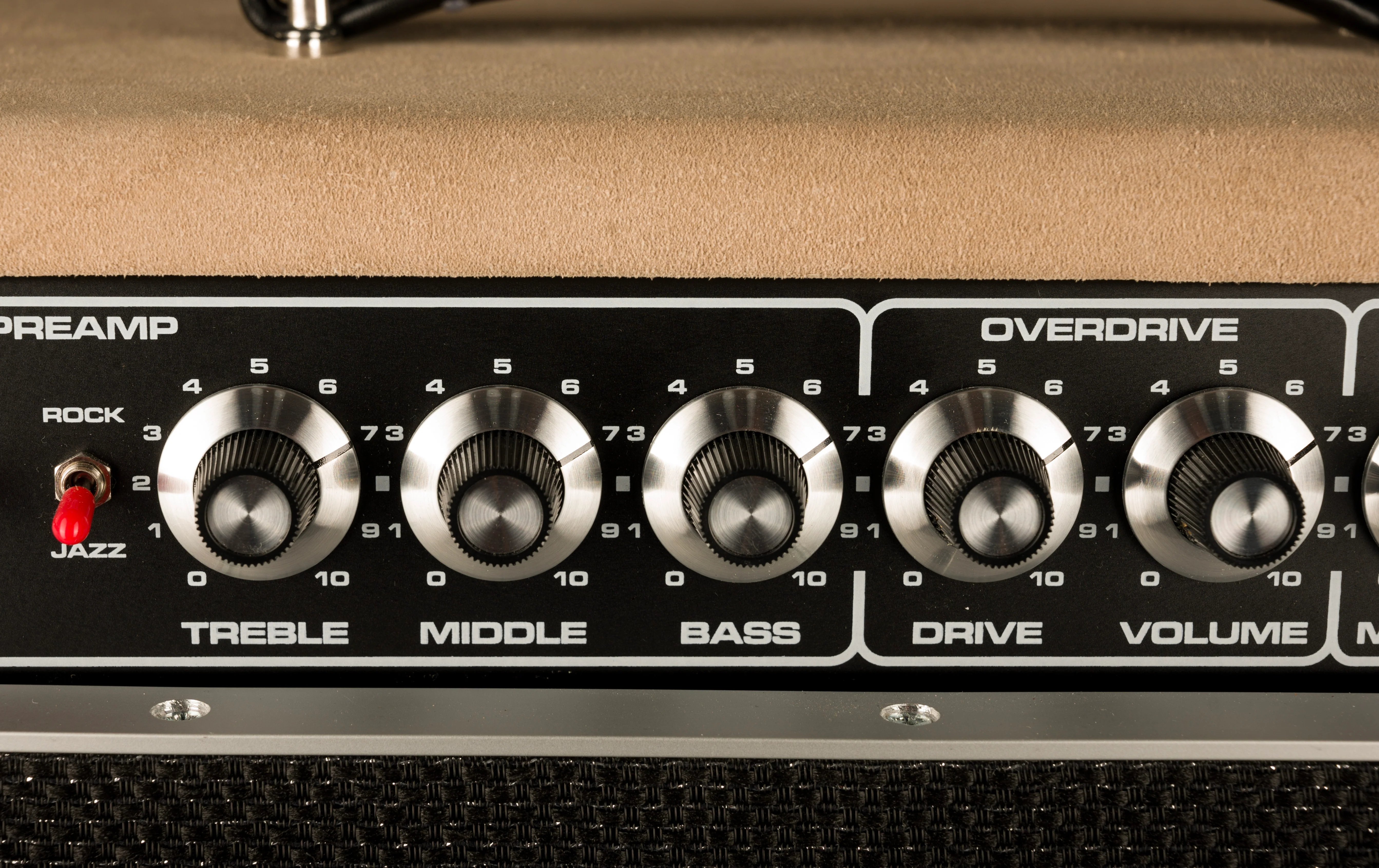 Pre Owned Amplified Nation The Bombshell Overdrive 100-Watt Head With 1x12" Ivory Suede Cabinet Guitar Amp - Ben Harper - Image 6