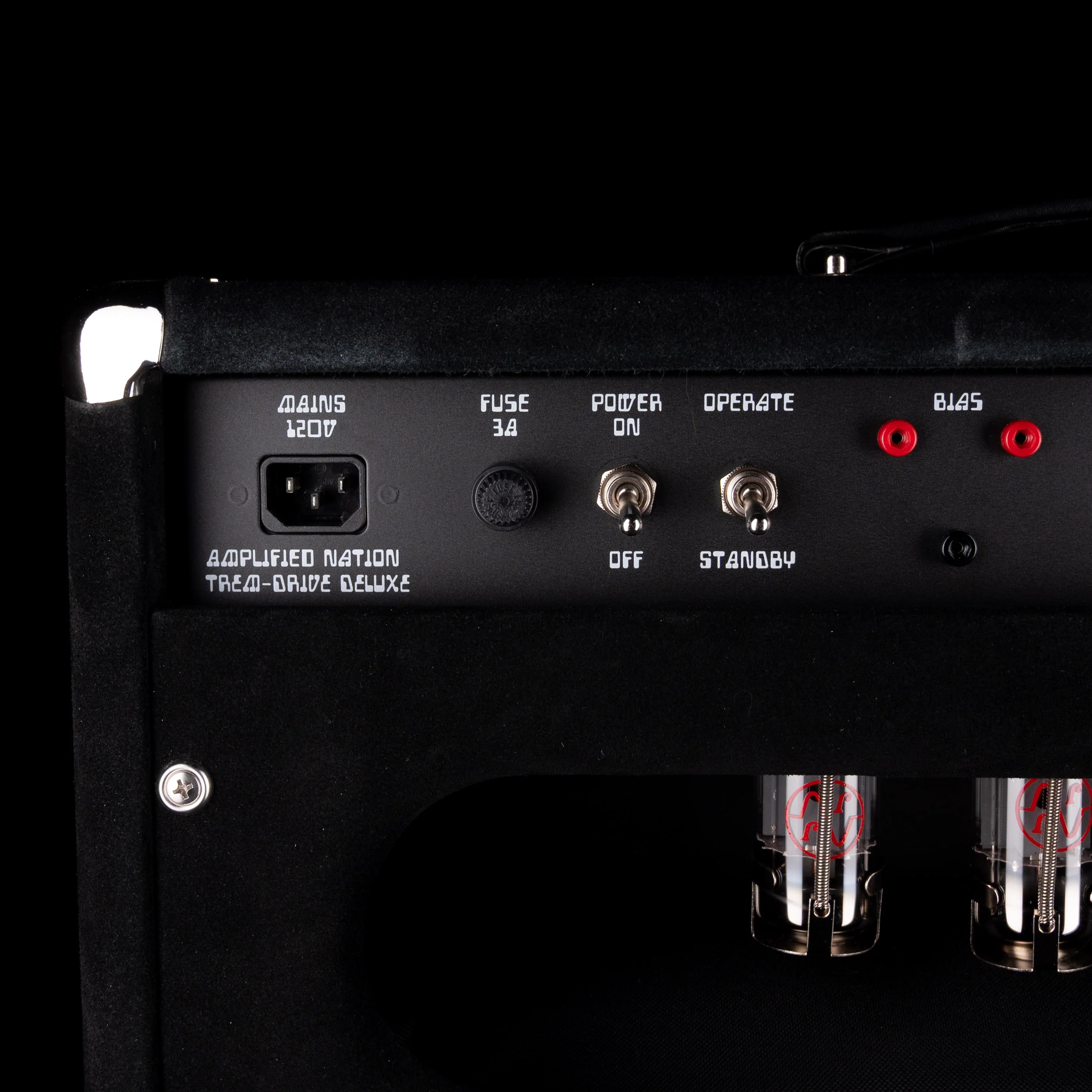 Pre-Owned Amplified Nation Trem-Drive Deluxe 50-Watt Guitar Amp Head - Black Suede - Image 10