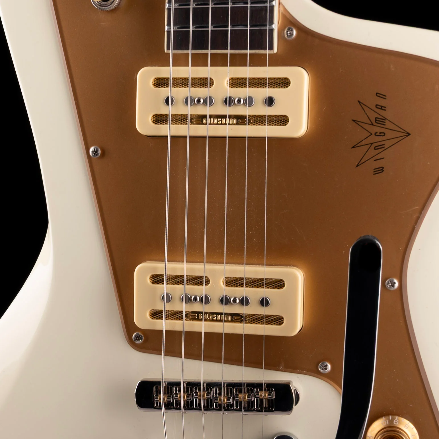 Pre Owned Baum Guitars Wingman Vintage White with Gig Bag - Image 4