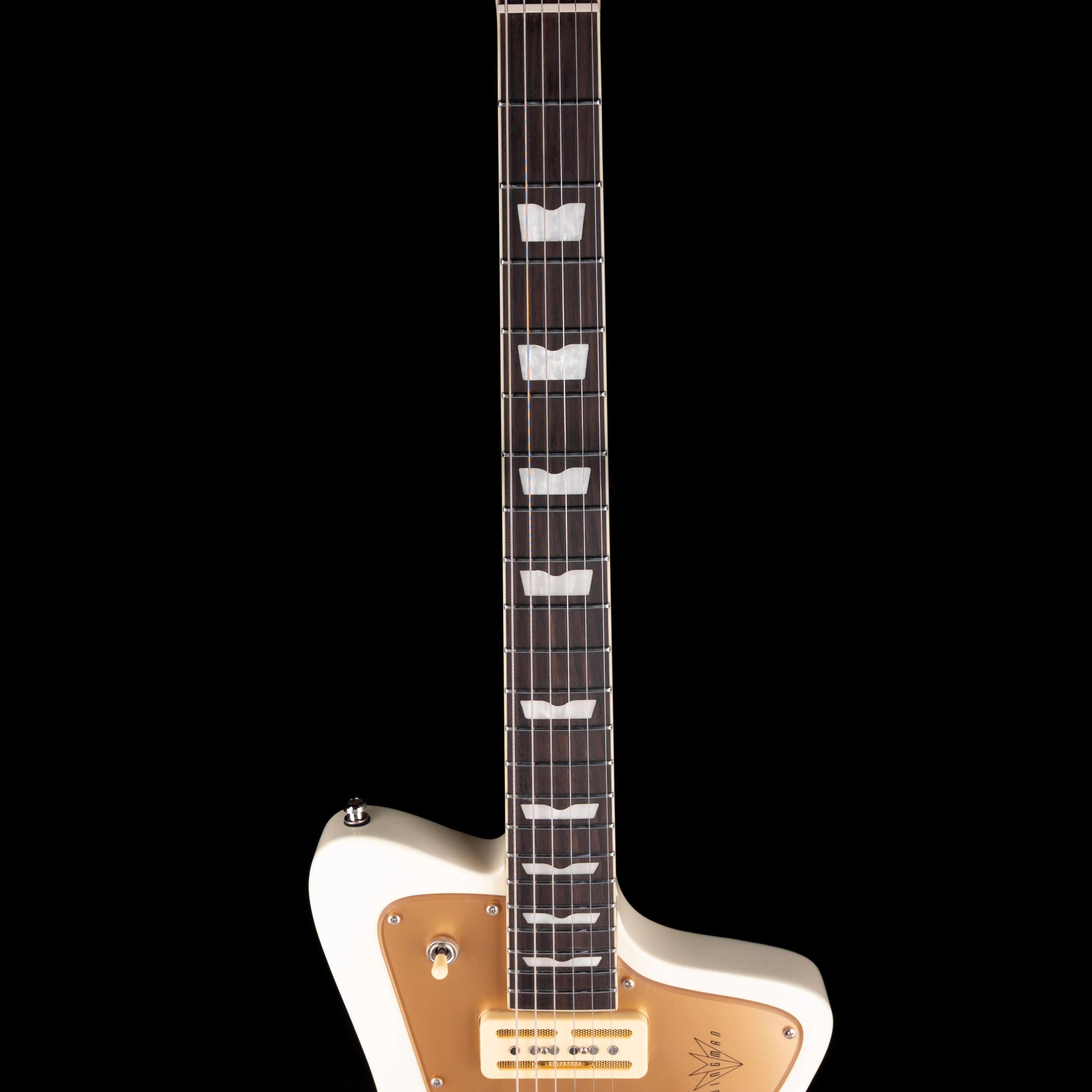 Pre Owned Baum Guitars Wingman Vintage White with Gig Bag - Image 7