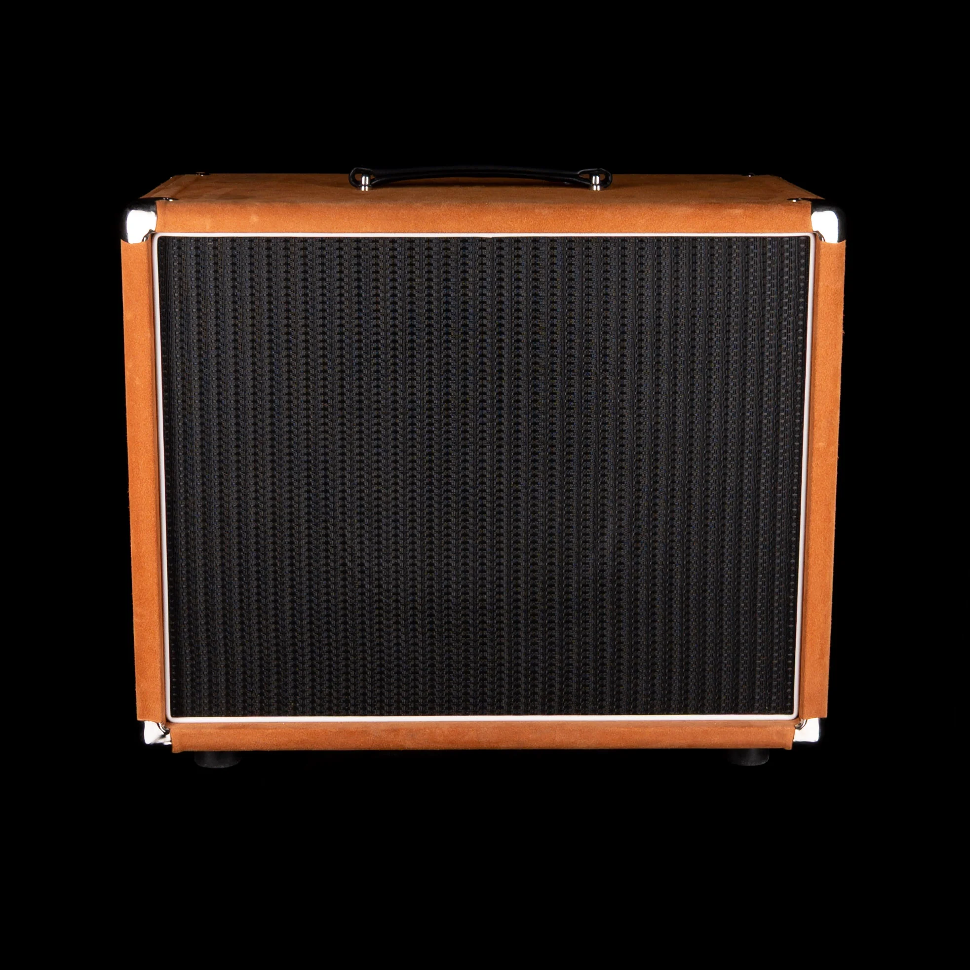 Pre-Owned '22 Amplified Nation Bombshell 50-Watt Guitar Amp Head And 112 15-ohm 65-watt Matching Cab - Golden Brown Suede Owned by Ben Harper - Image 11