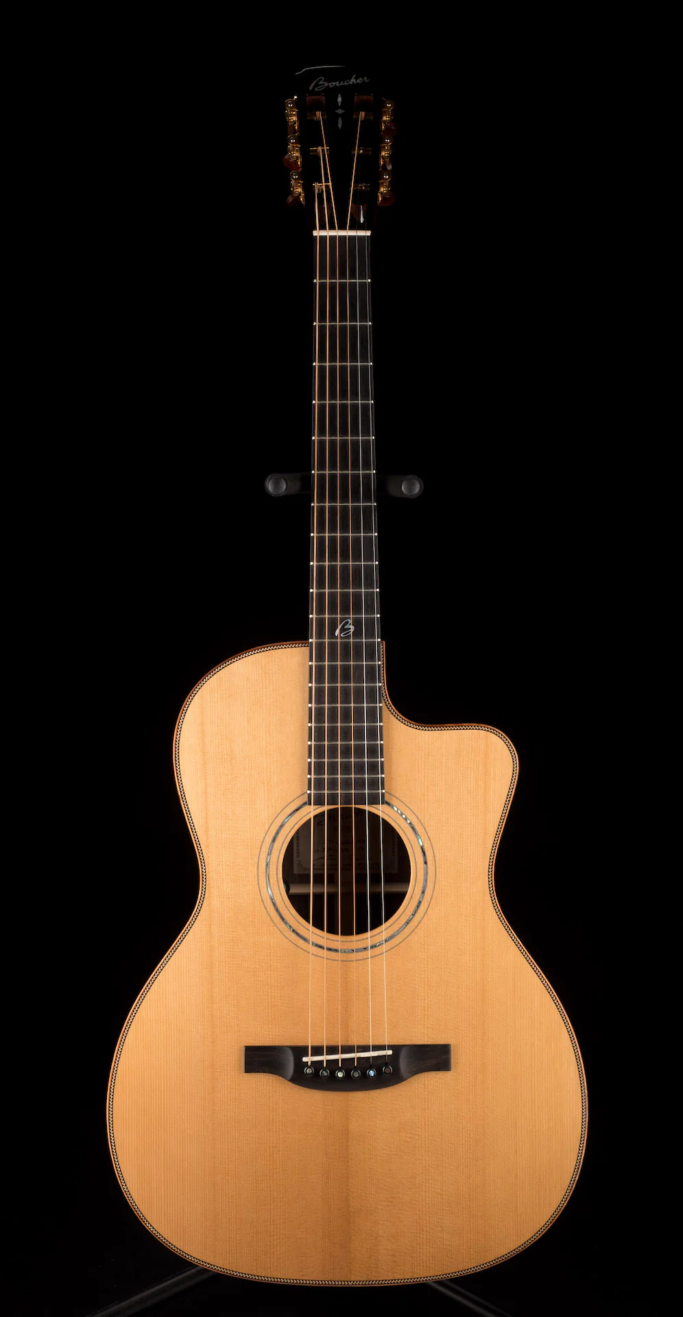 Pre Owned Boucher J.P. Cormier 000-12 Fret (12FTB) Natural Acoustic Electric With OHSC - Image 2