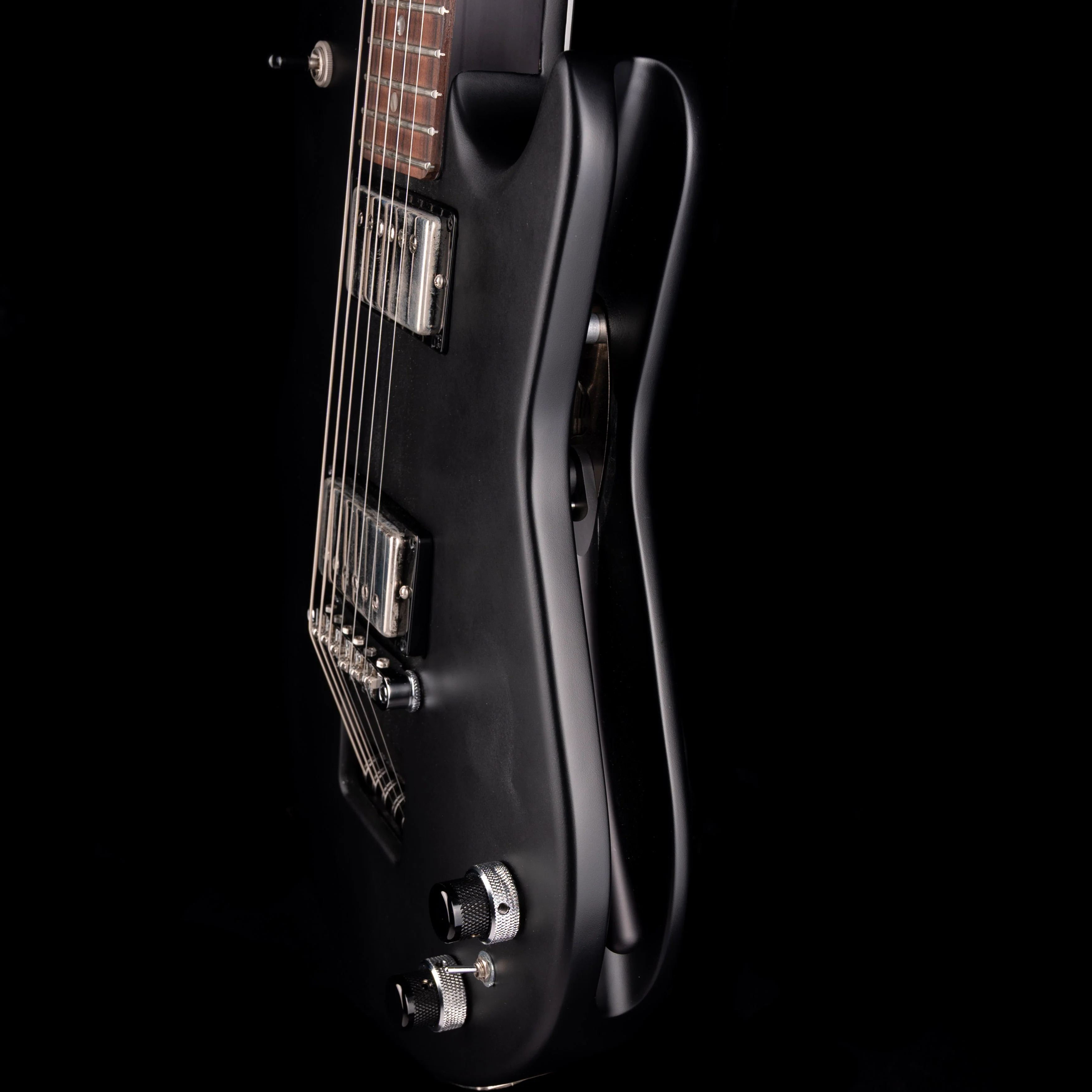 Pre-Owned Ciari Guitars Ascender Travel Guitar - Jet Black With Gig Bag - Image 6