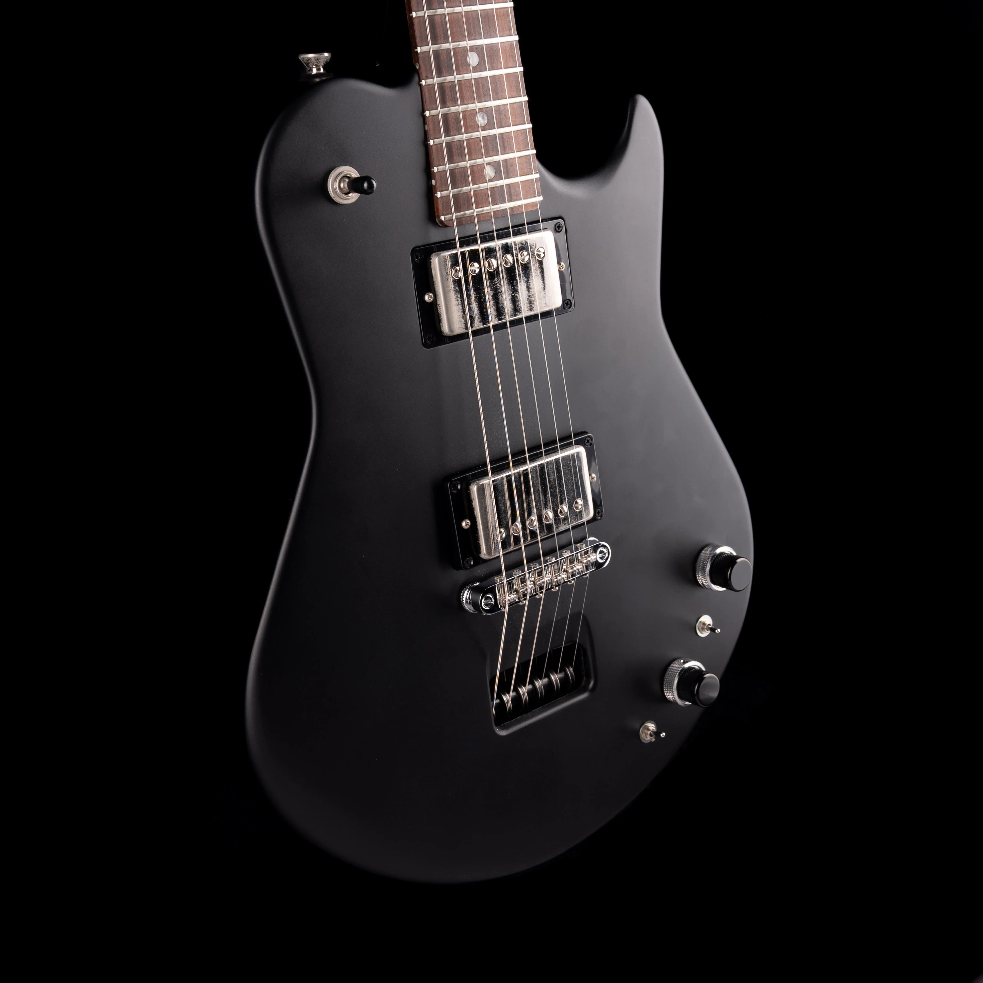 Pre-Owned Ciari Guitars Ascender Travel Guitar - Jet Black With Gig Bag - Image 7