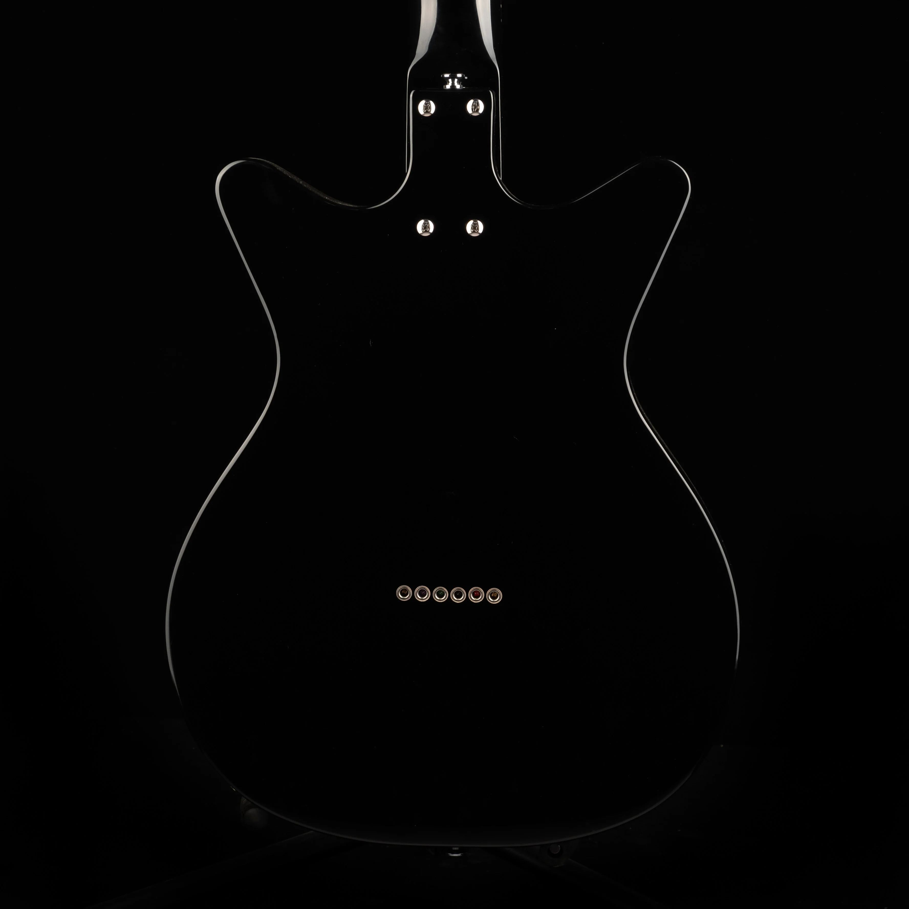 Pre Owned Danelectro 59X12 12-String Electric Guitar Black With Gig Bag - Image 7