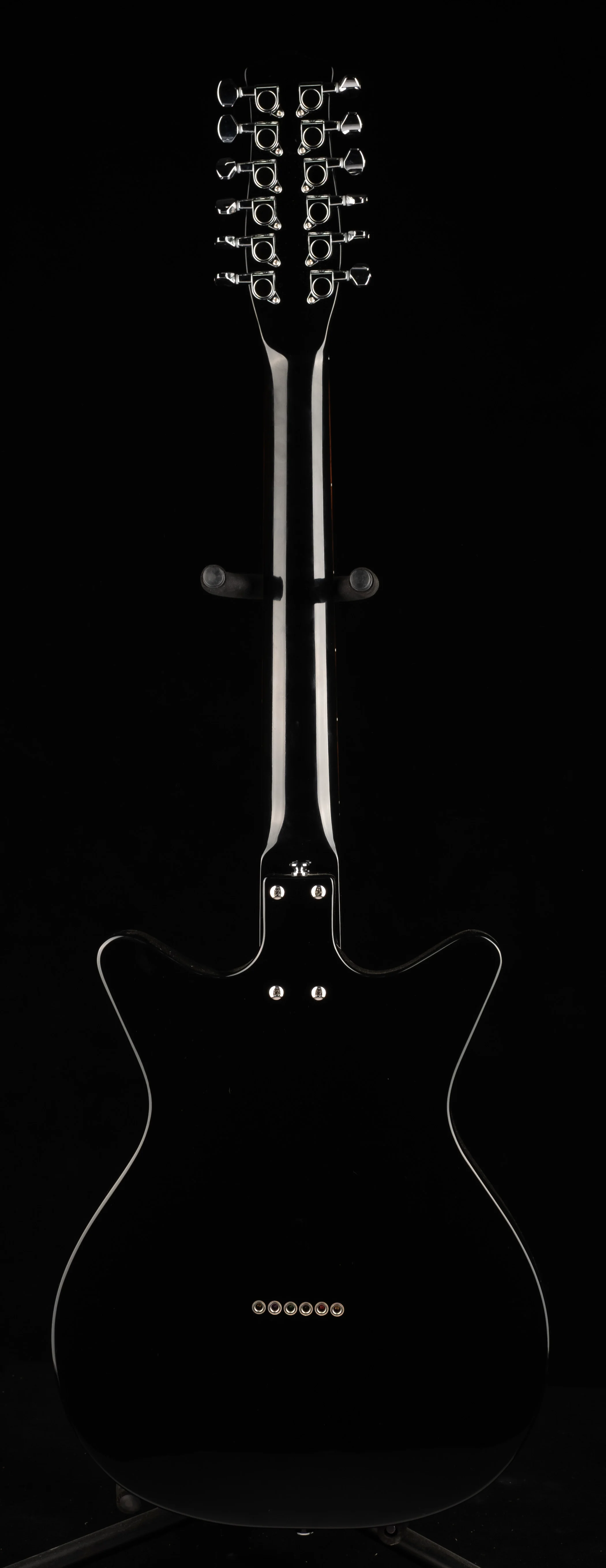 Pre Owned Danelectro 59X12 12-String Electric Guitar Black With Gig Bag - Image 8