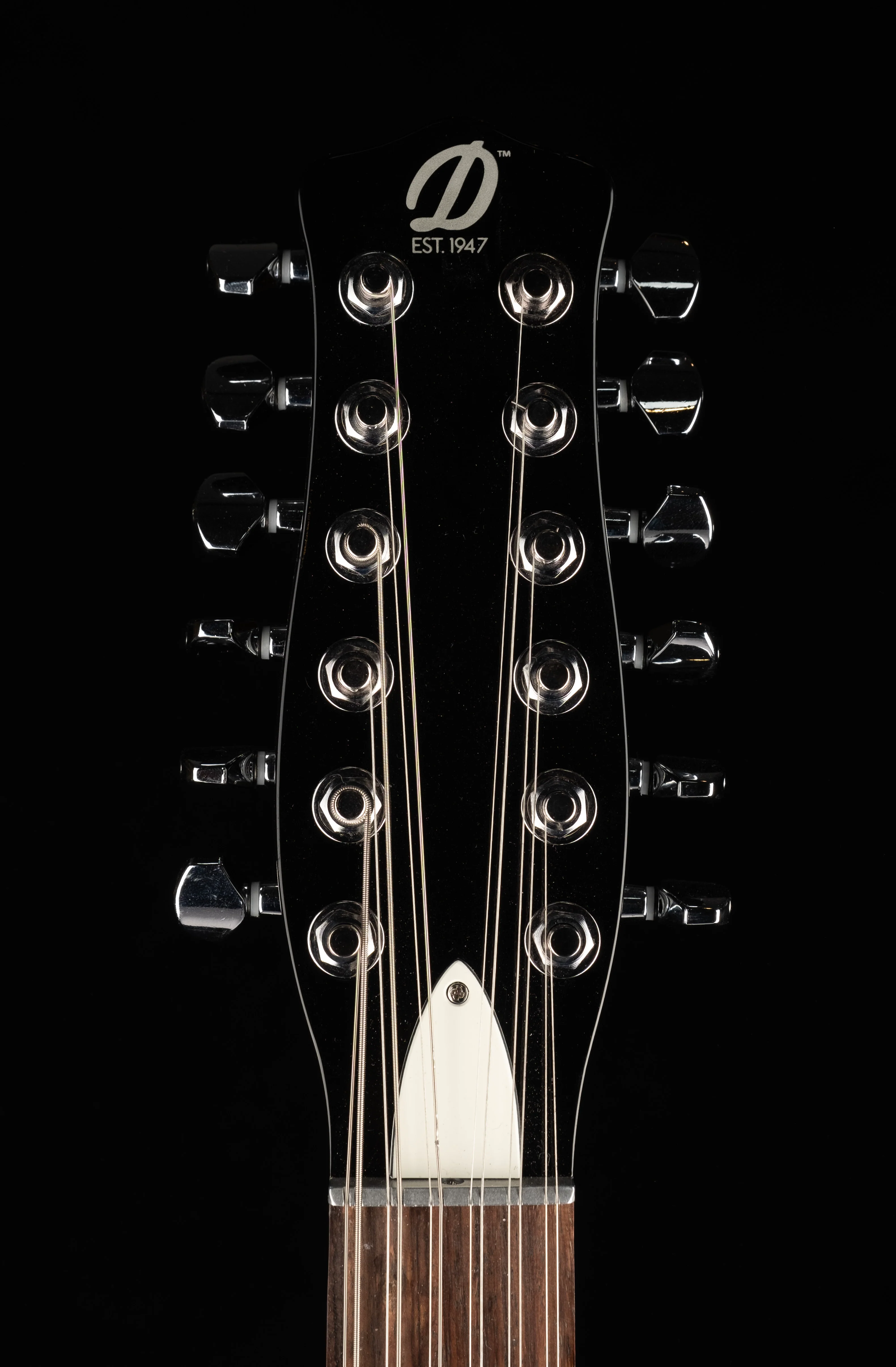 Pre Owned Danelectro 59X12 12-String Electric Guitar Black With Gig Bag - Image 9