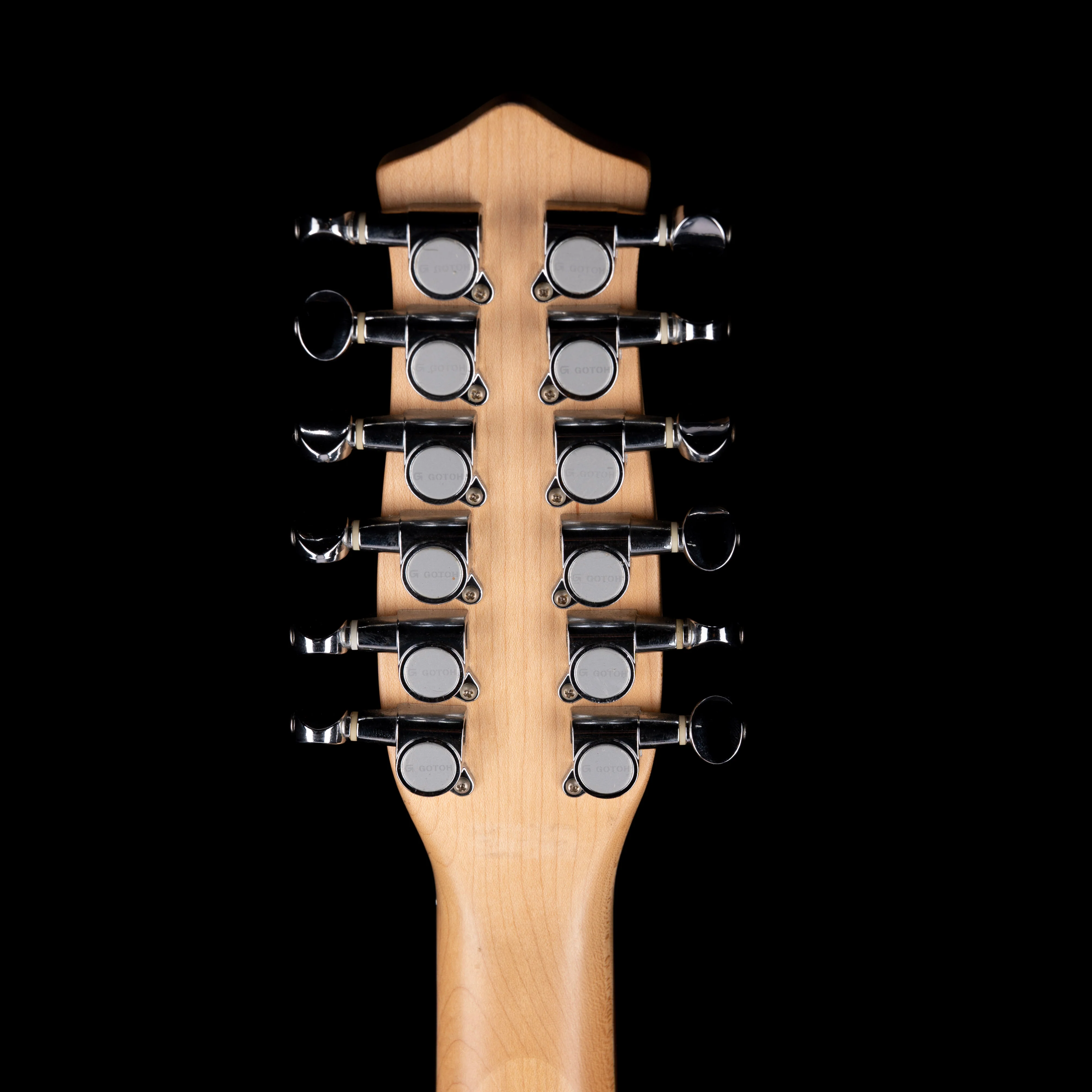 Pre Owned Danelectro DC 59M 12-String Electric Guitar Deep Blue Metalflake - Image 14
