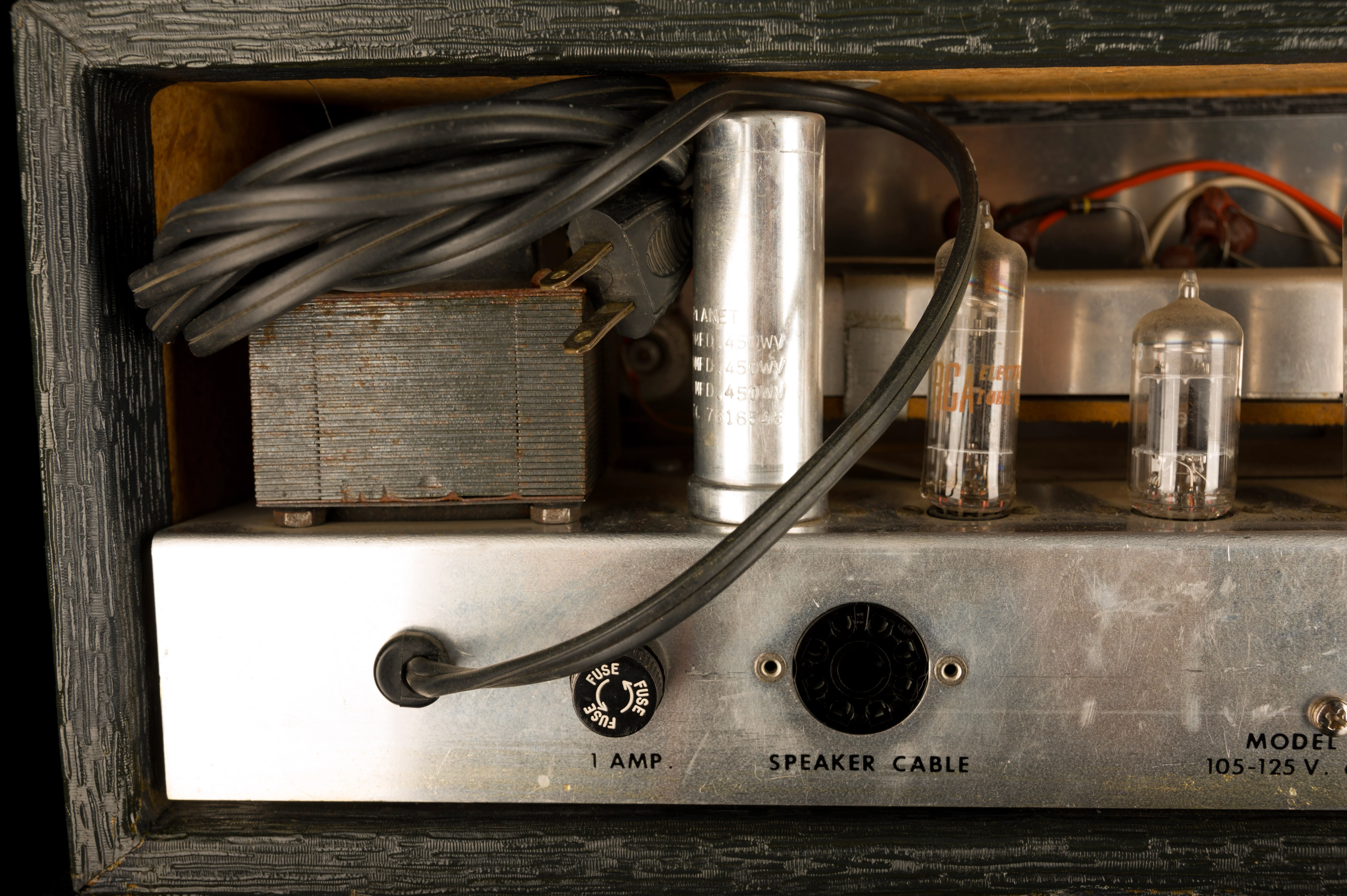 Vintage Danelectro DM 25 Guitar Amp Head With Matching Cabinet - Image 15
