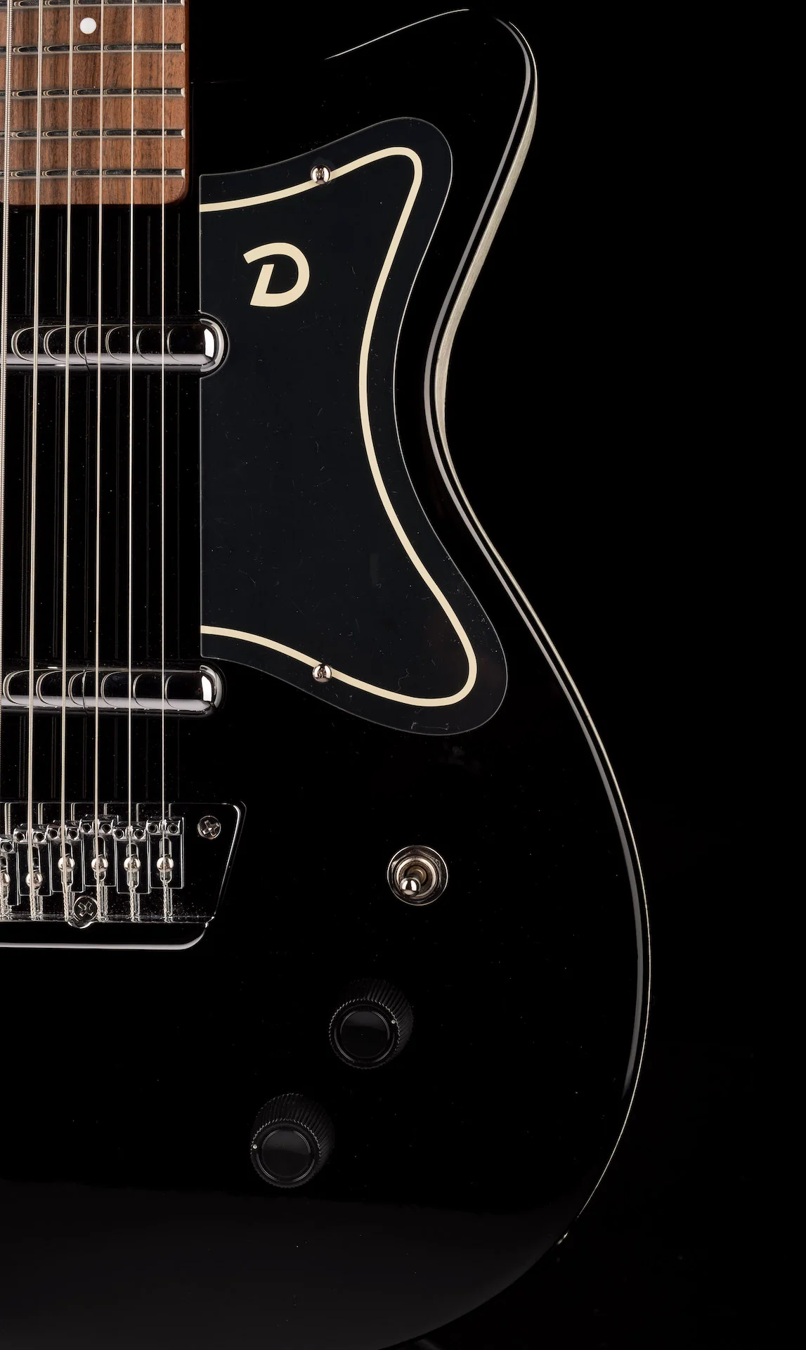 Pre Owned Danelectro U-2 ‘56 Baritone Made in Korea Black - Image 9