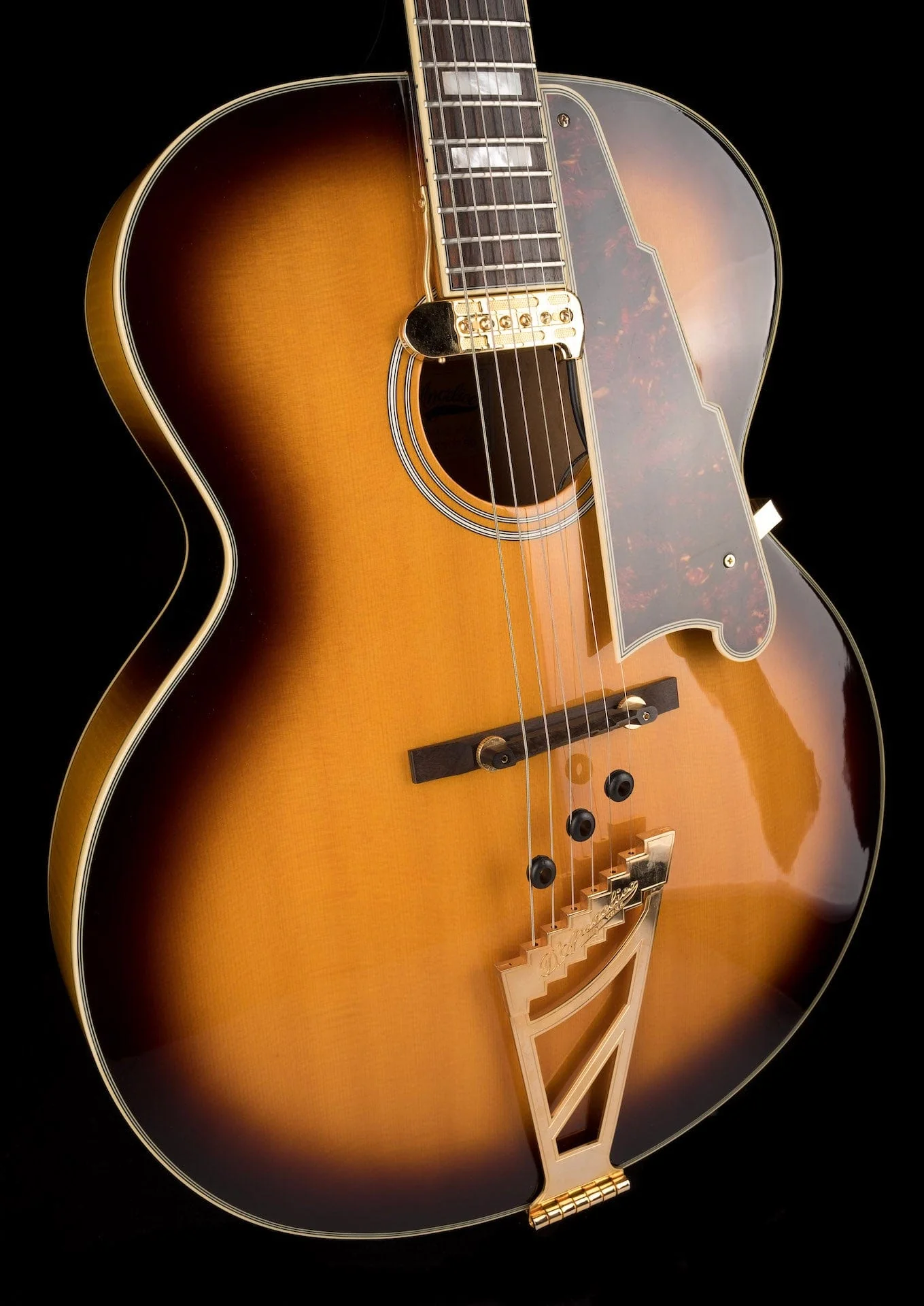 Pre Owned D'Angelico EX-63 With DeArmond Rhythm Chief Pickup With Case - Image 11