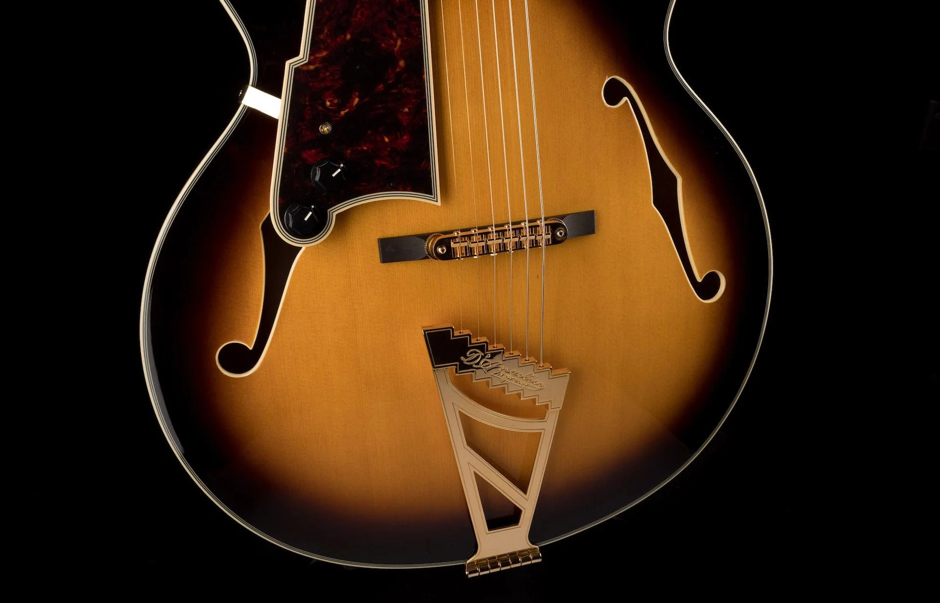 Pre Owned D'Angelico EXL-1 Sunburst Left-Handed Hollowbody With Case - Image 5