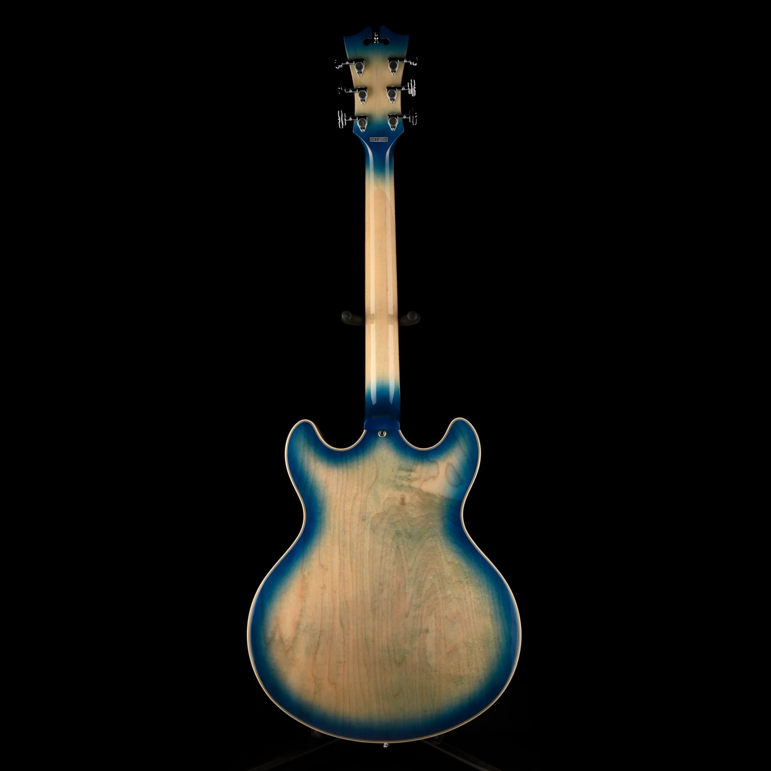 Pre Owned D'Angelico Premier Series DC Boardwalk Semi-Hollow Blue Burst With Bag - Image 11
