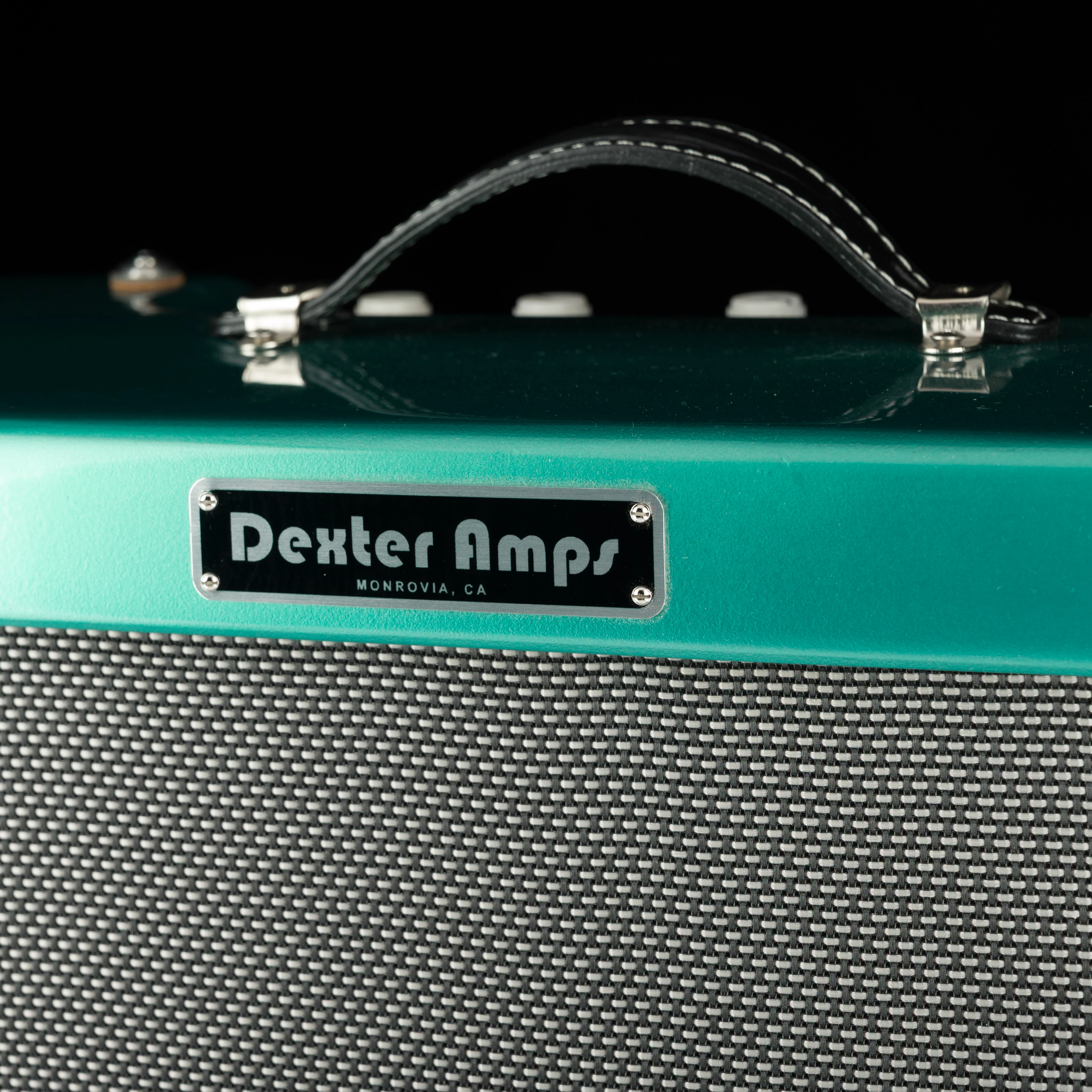 Dexter Beachwood 10-Watt Guitar Amp Combo Antique Pelham Blue With Cover - Image 2