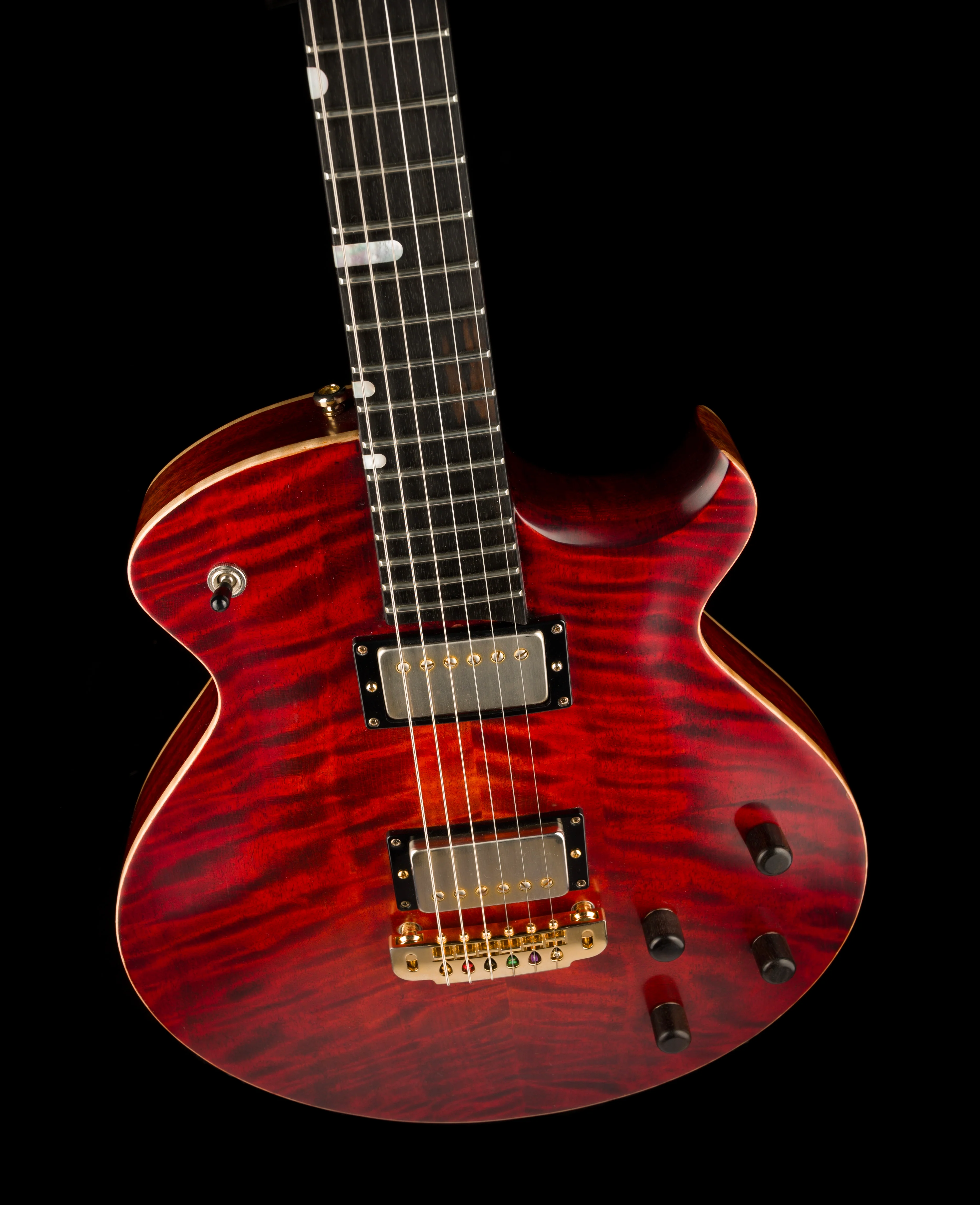 Pre Owned Eastman El Rey 3 Otto D'Ambrosio Cherry Flame Top With OHSC - Image 4