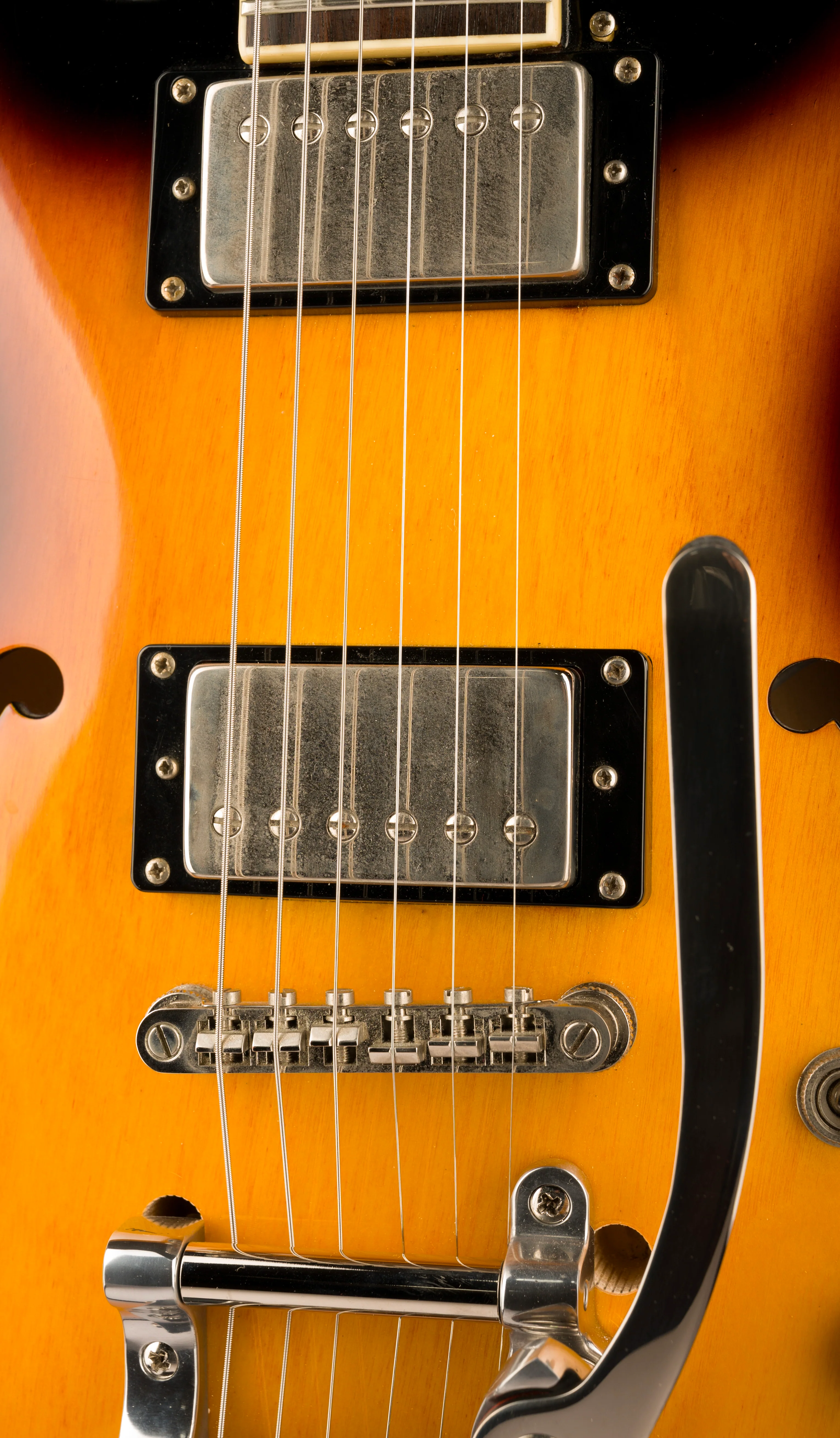 Pre Owned Epiphone ES-339 Dot Vintage Sunburst With Bigsby With Gig Bag - Image 7