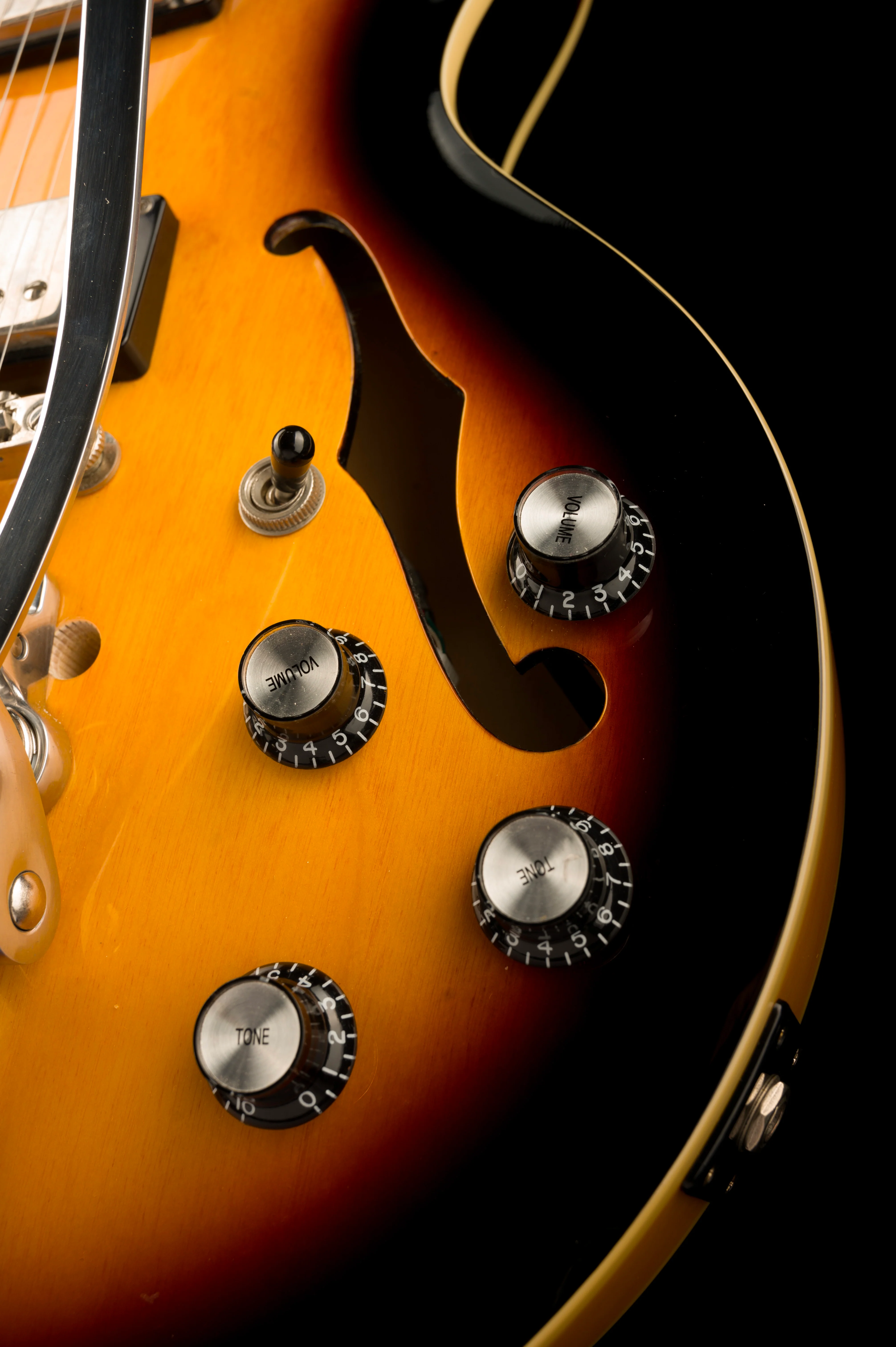 Pre Owned Epiphone ES-339 Dot Vintage Sunburst With Bigsby With Gig Bag - Image 8