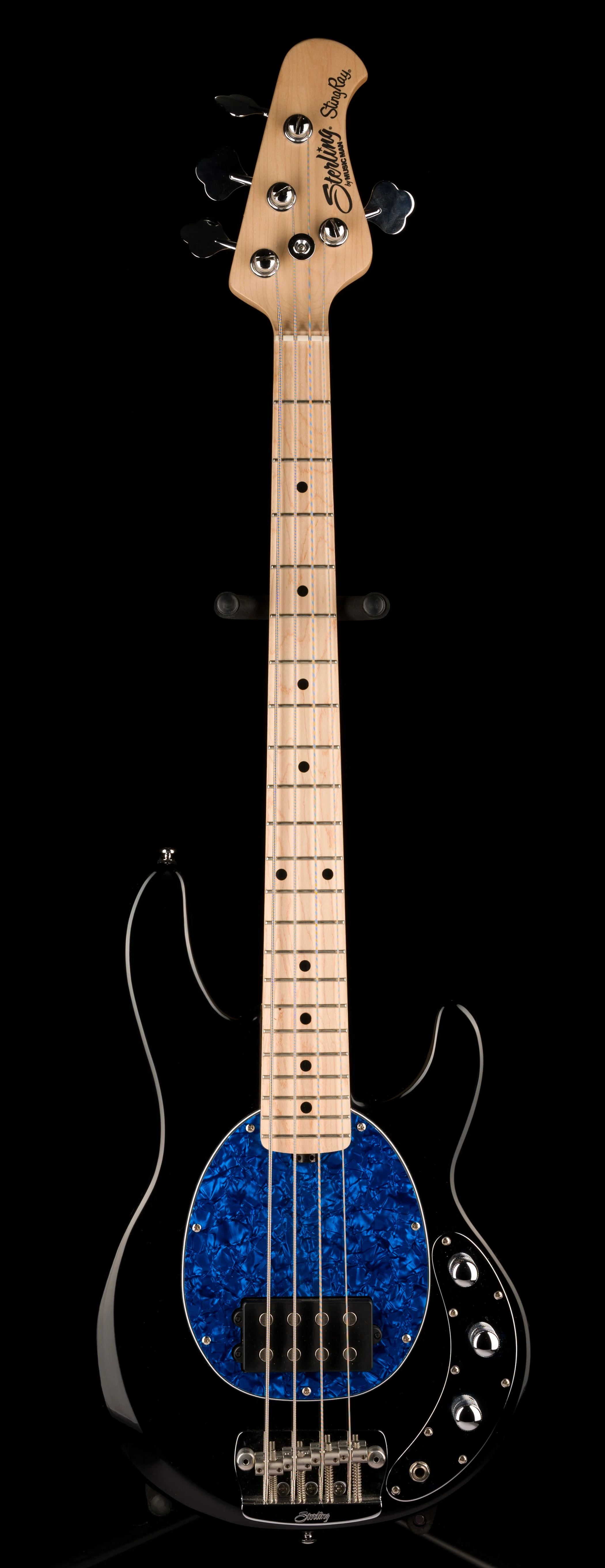 Pre Owned Ernie Ball Music Man Stingray Short Scale Bass Black With Gig Bag - Image 2