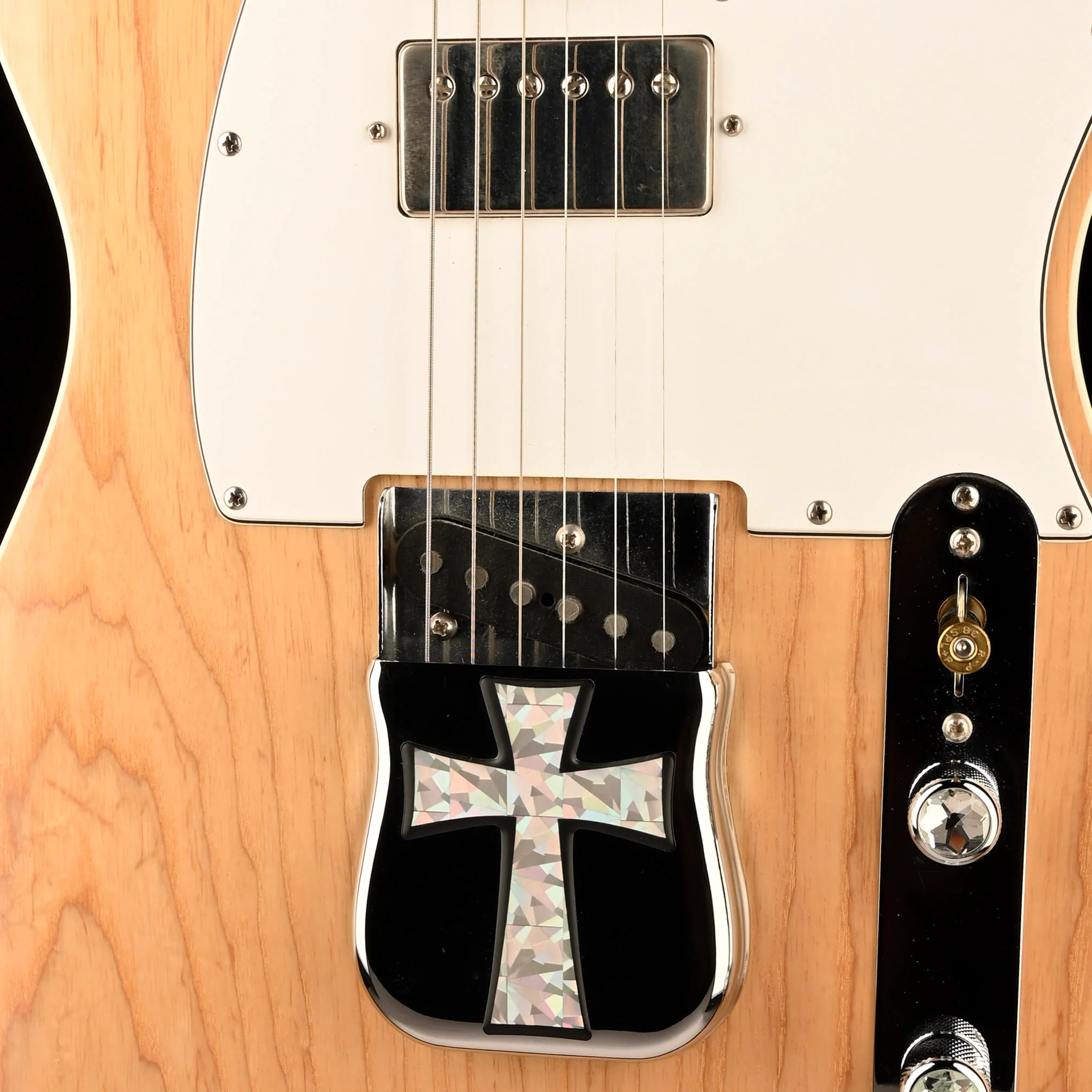 Pre Owned Fender Albert Collins Signature Telecaster Natural Modified With Case - Image 5