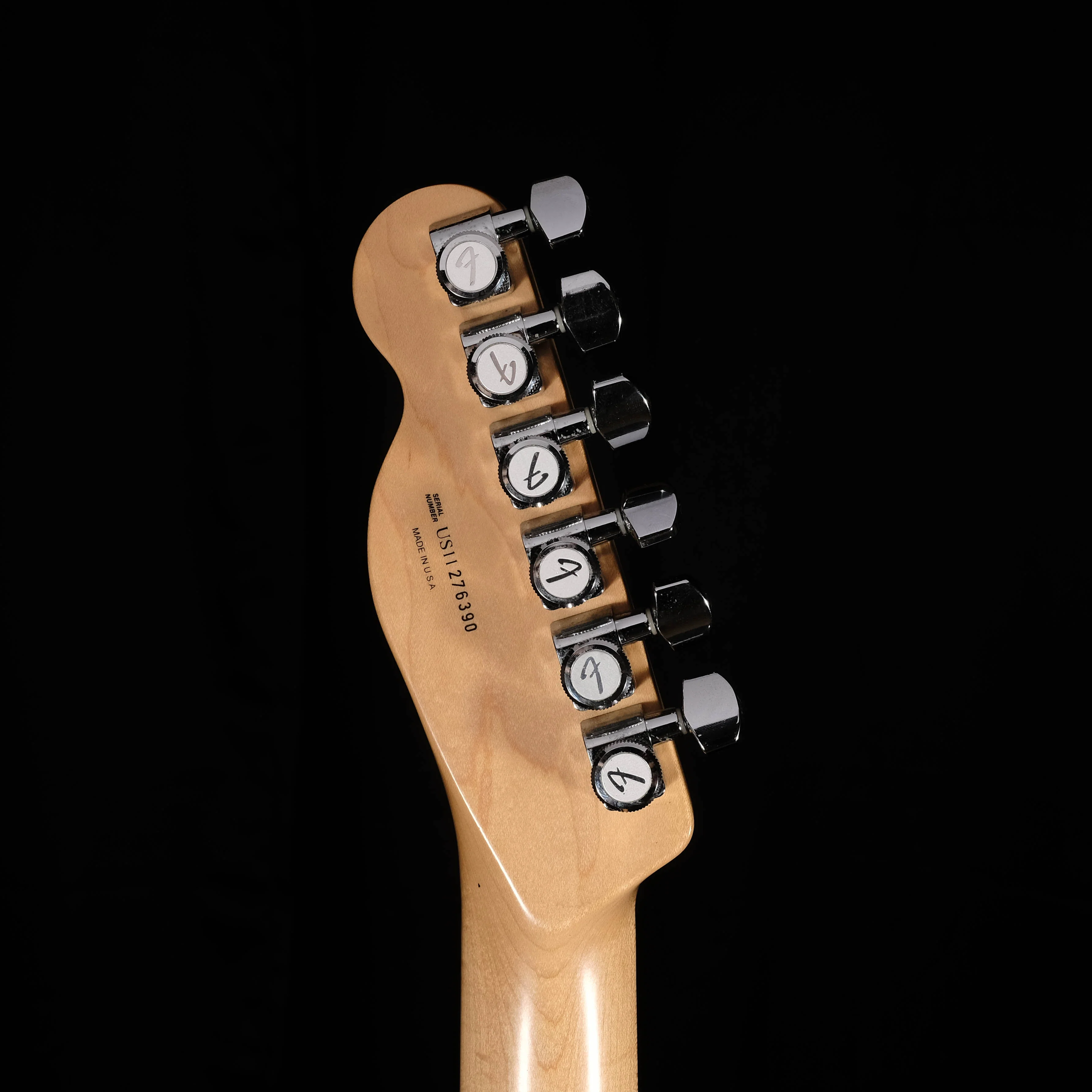 Pre Owned Fender American Deluxe Telecaster Tungsten Silver Electric Guitar OHSC - Image 10