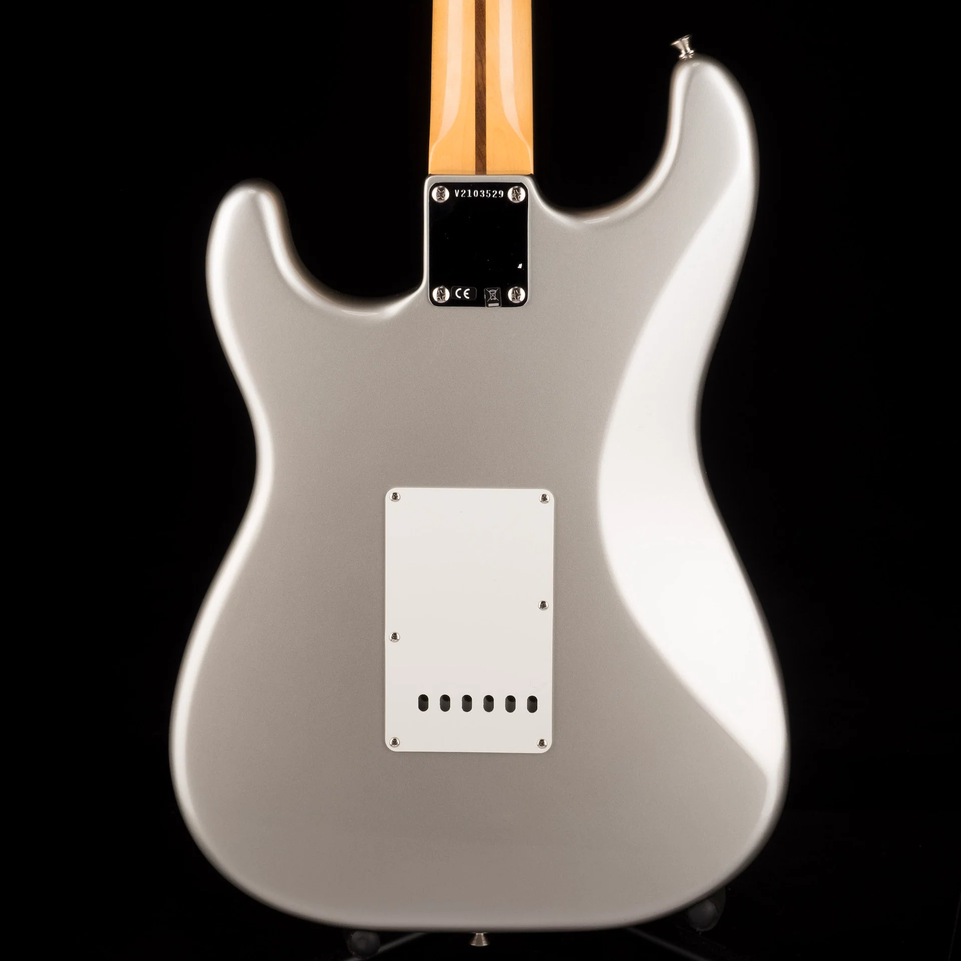 Pre Owned 2021 Fender American Original 50's Stratocaster Inca Silver With OHSC - Image 12