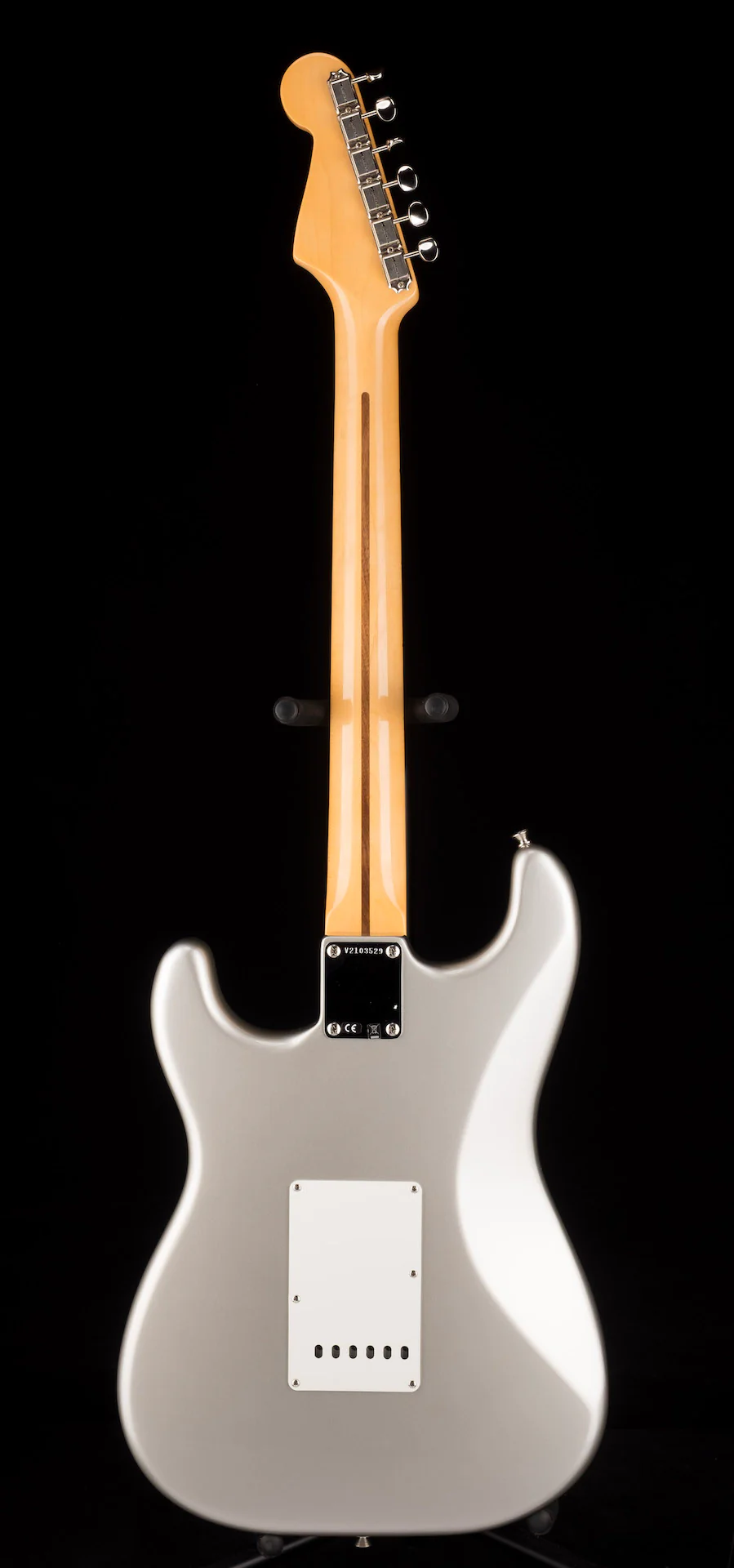 Pre Owned 2021 Fender American Original 50's Stratocaster Inca Silver With OHSC - Image 13