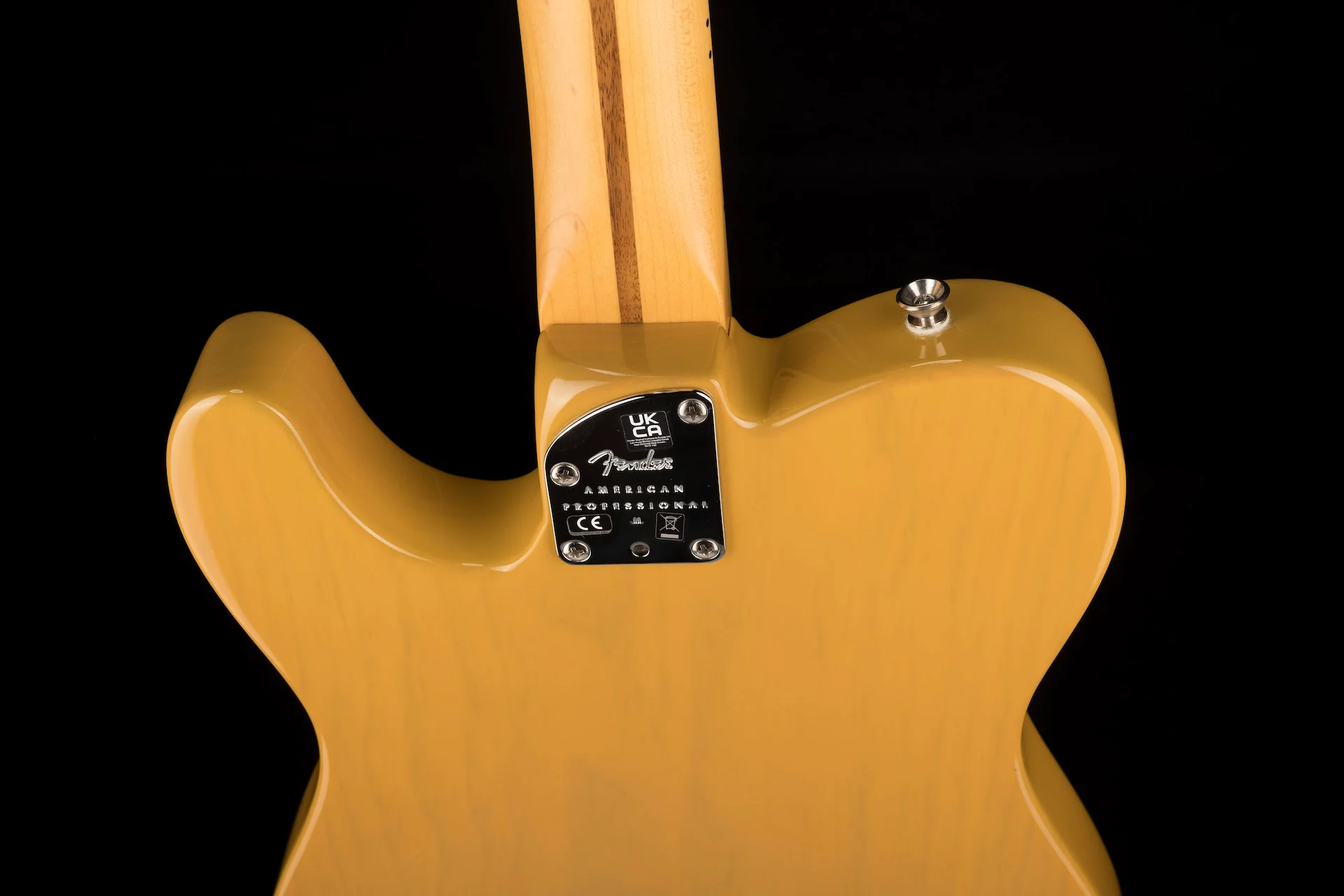 Pre Owned Fender American Professional II Telecaster Butterscotch Blonde With OHSC - Image 15