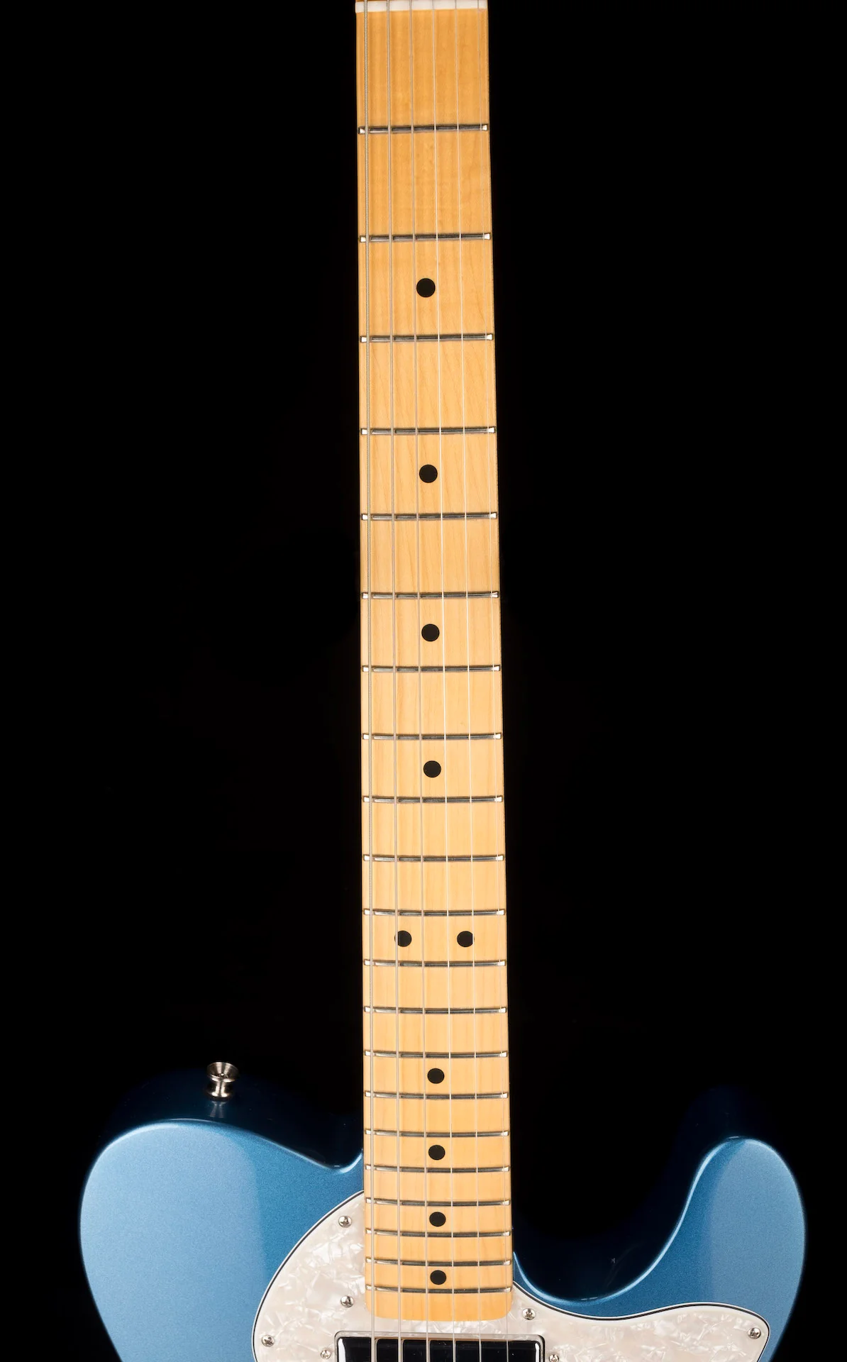 Pre Owned Fender American Vintage II '72 Telecaster Thinline Lake Placid Blue With OHSC - Image 11