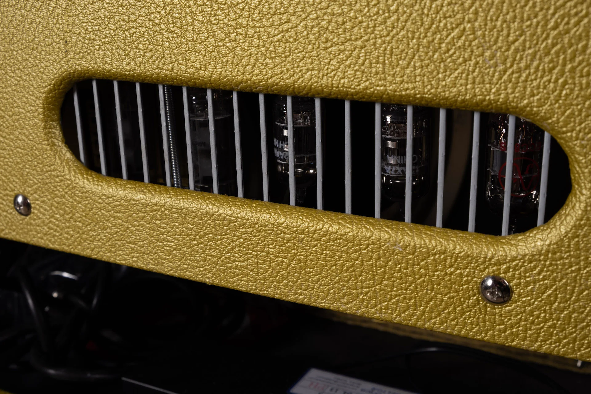 Pre Owned Limited Edition Fender FSR Blues Jr III Gold Rush Tube Guitar Amp Combo - Image 10