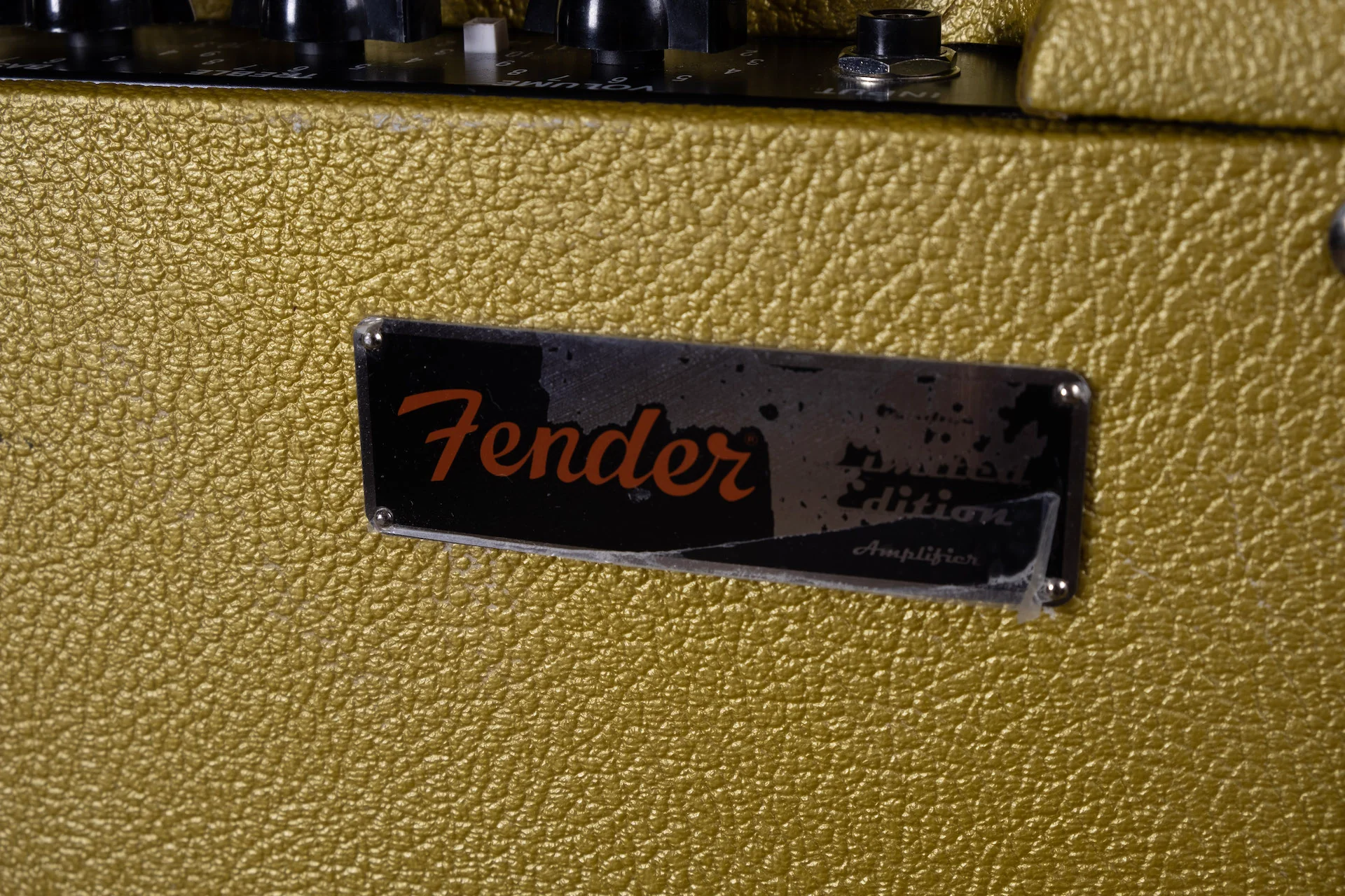 Pre Owned Limited Edition Fender FSR Blues Jr III Gold Rush Tube Guitar Amp Combo - Image 9