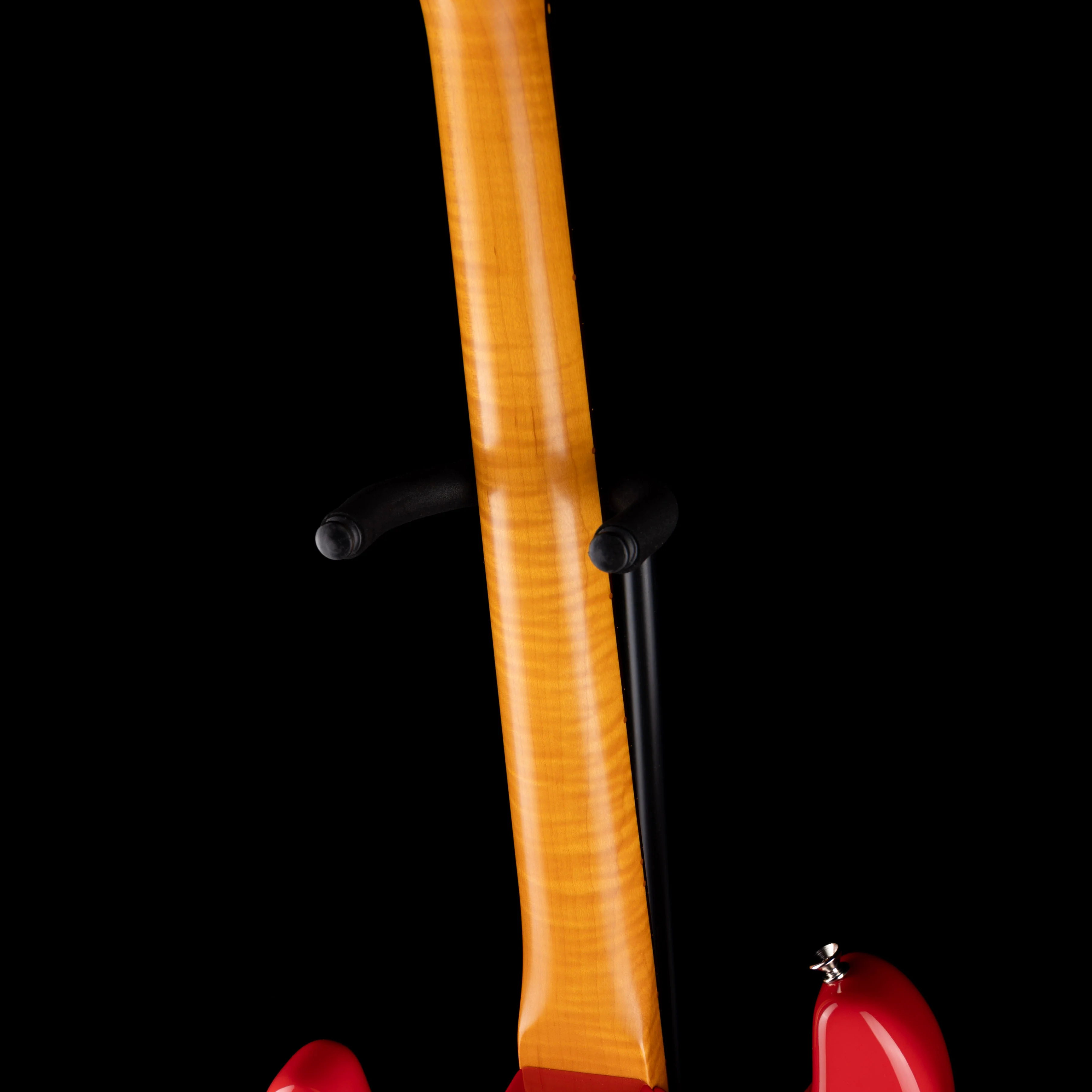Pre Owned 2025 Fender Limited Edition American Vintage II 1961 Stratocaster AAA Flame Maple - Fiesta Red With OHSC - Image 11