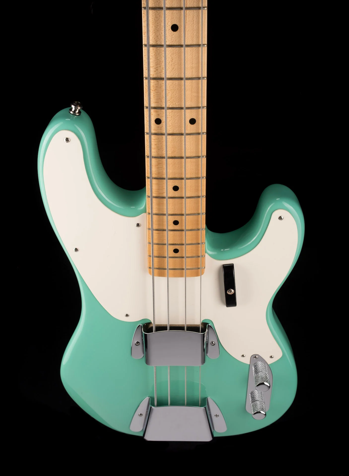 Pre Owned Fender Custom Shop '55 Precision Bass NOS Seafoam Green With OHSC - Image 4