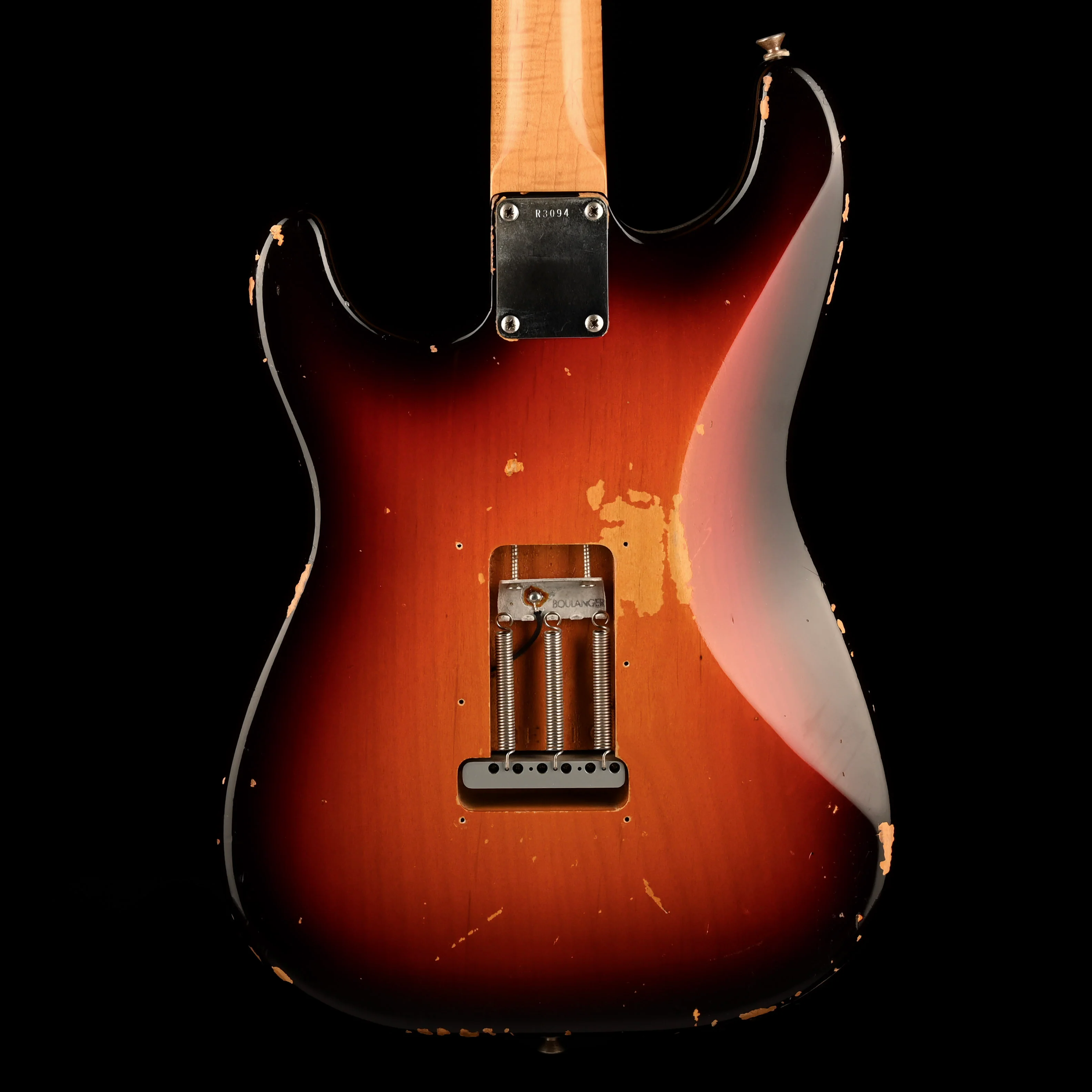 Pre Owned '97 Fender Custom Shop 60's Vince Cunetto Relic Stratocaster 3-Tone Sunburst With Case - Image 12