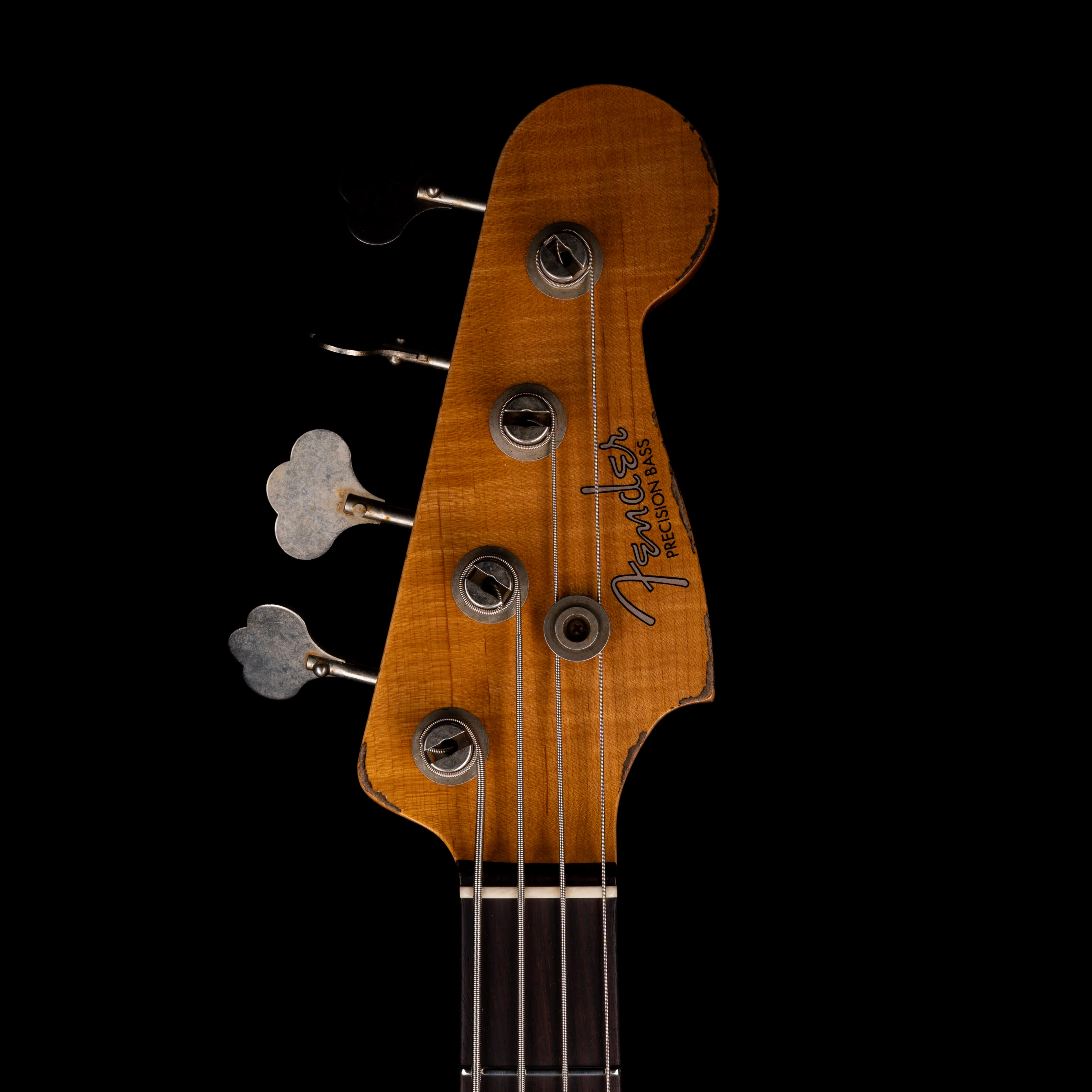 Pre Owned Fender Custom Shop ‘63 Precision Bass Heavy Relic Aged Daphne Blue With OHSC - Image 12